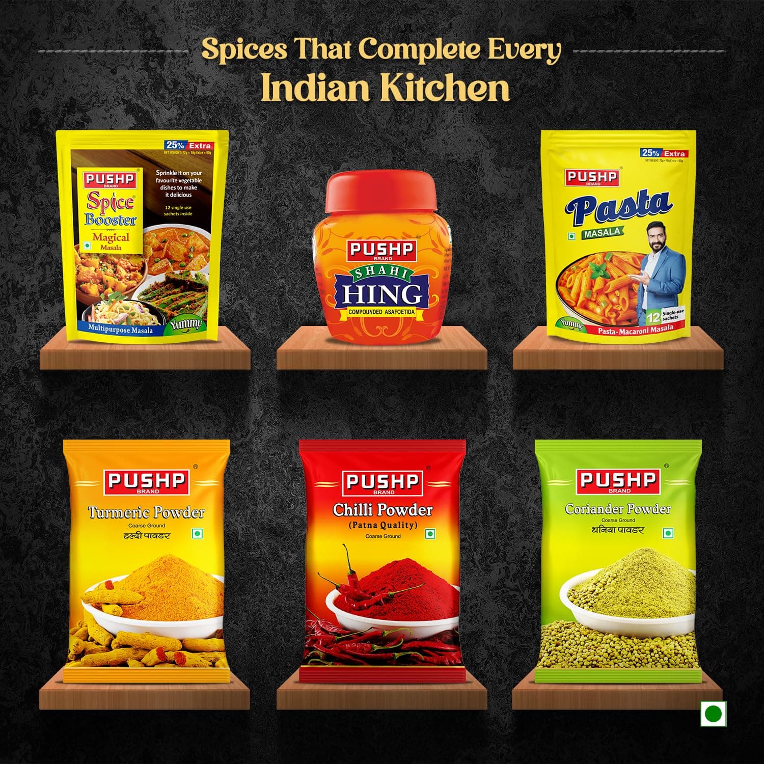 Pushp Brand Jain Kitchen King Masala | 100 Gram Box | Fresh & Aromatic Spice | Flavorful, Pure, and Perfect for Jain Cuisine (Pack of 1) — image 8