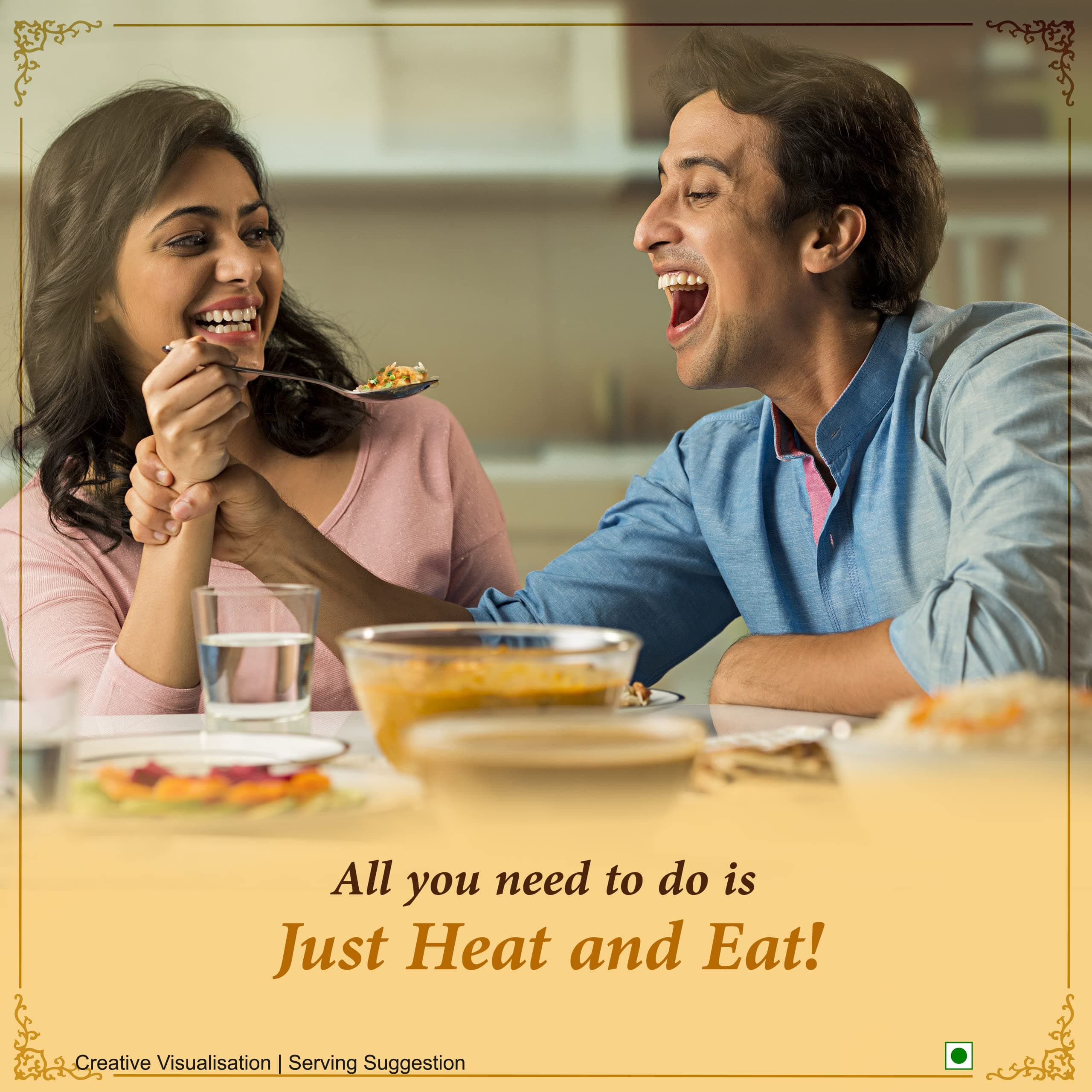 Kitchens of India Aloo Matar, ITC Ready to Eat Indian Food, Just Heat and Eat, Microwavable, 285g — image 5