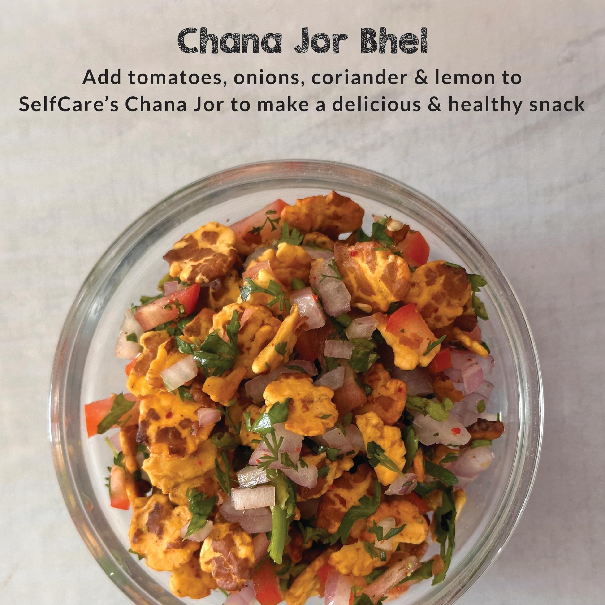 SelfCare By Suman Agarwal Chana Jor Pack of 1 200g | Roasted - No Added Sugar - Vegan | Snacks - Namkeen - Grocery | Spicy Crunchy & Chatpata - Tae time Snakcing | Jain & Travel Friendly — image 7