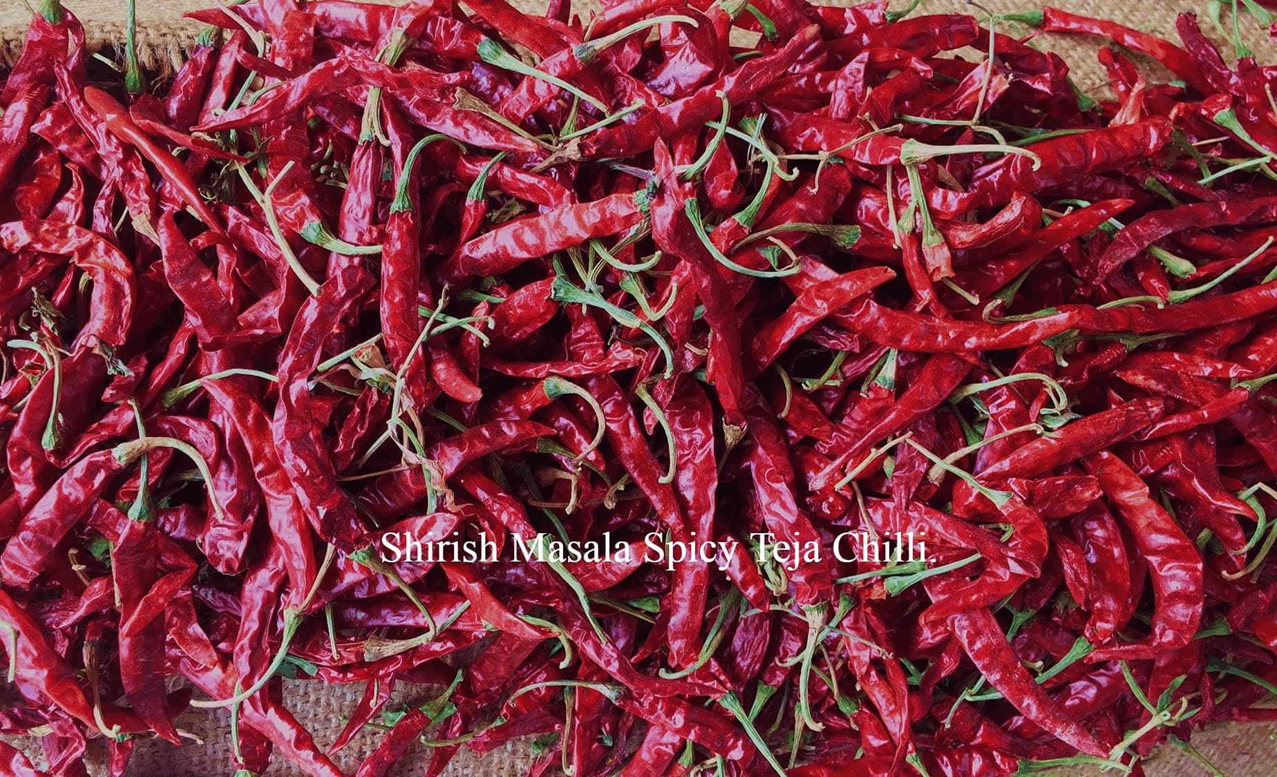 Shirish Masala Guntur Teja Chilli ( Hot and Spicy )/Red Chilli Whole / Dry Red Chilli (Sortex Clean)-200 Gram — image 2