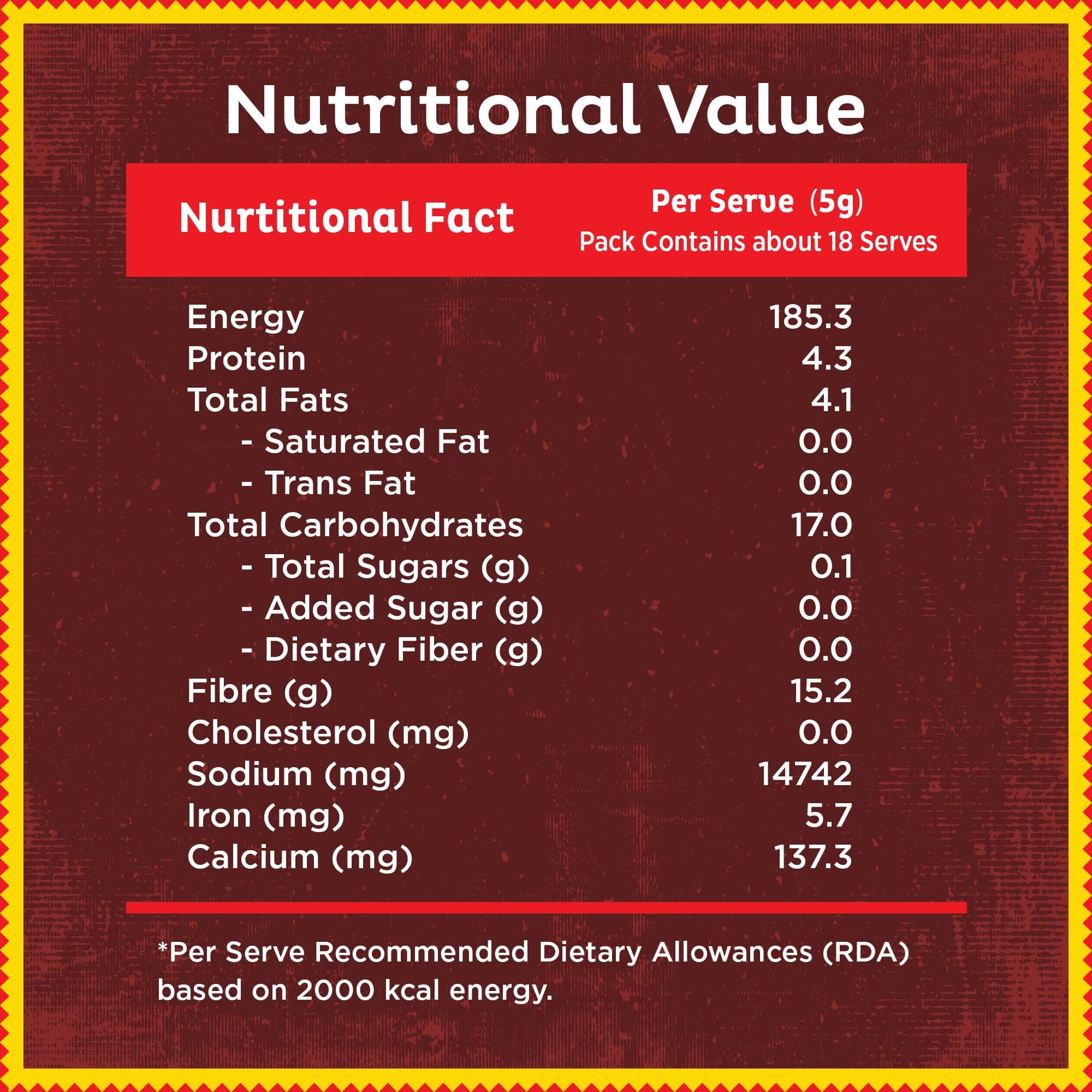 Orika Delhi Highway Parantha Masala, 90 G | Authentic North Indian Spice Blend for Paranthas | No Artificial Colour and Additives — image 2