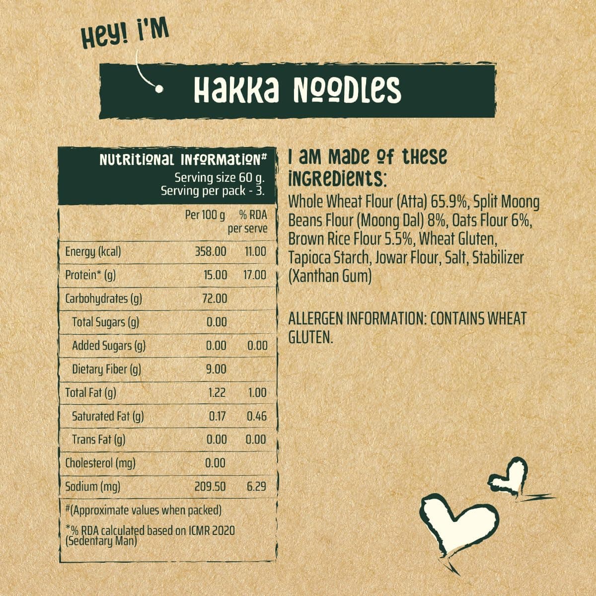 WickedGud Hakka Noodles (400gm x 2) — image 3