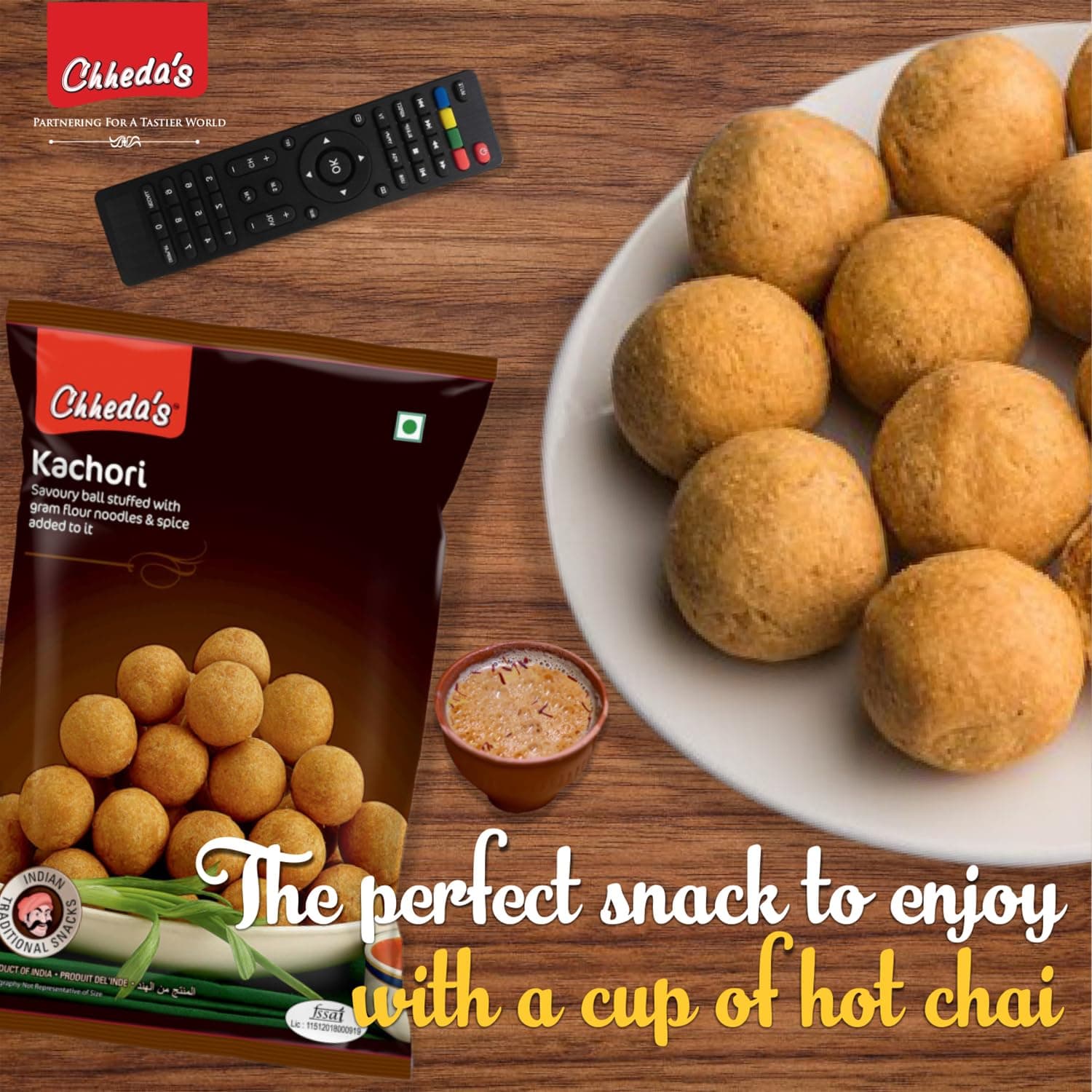 Chheda's - Kachori - Crispy Spicy Snack - with Spicy Mixture Filling - 300 Gm Pack of 1 — image 4