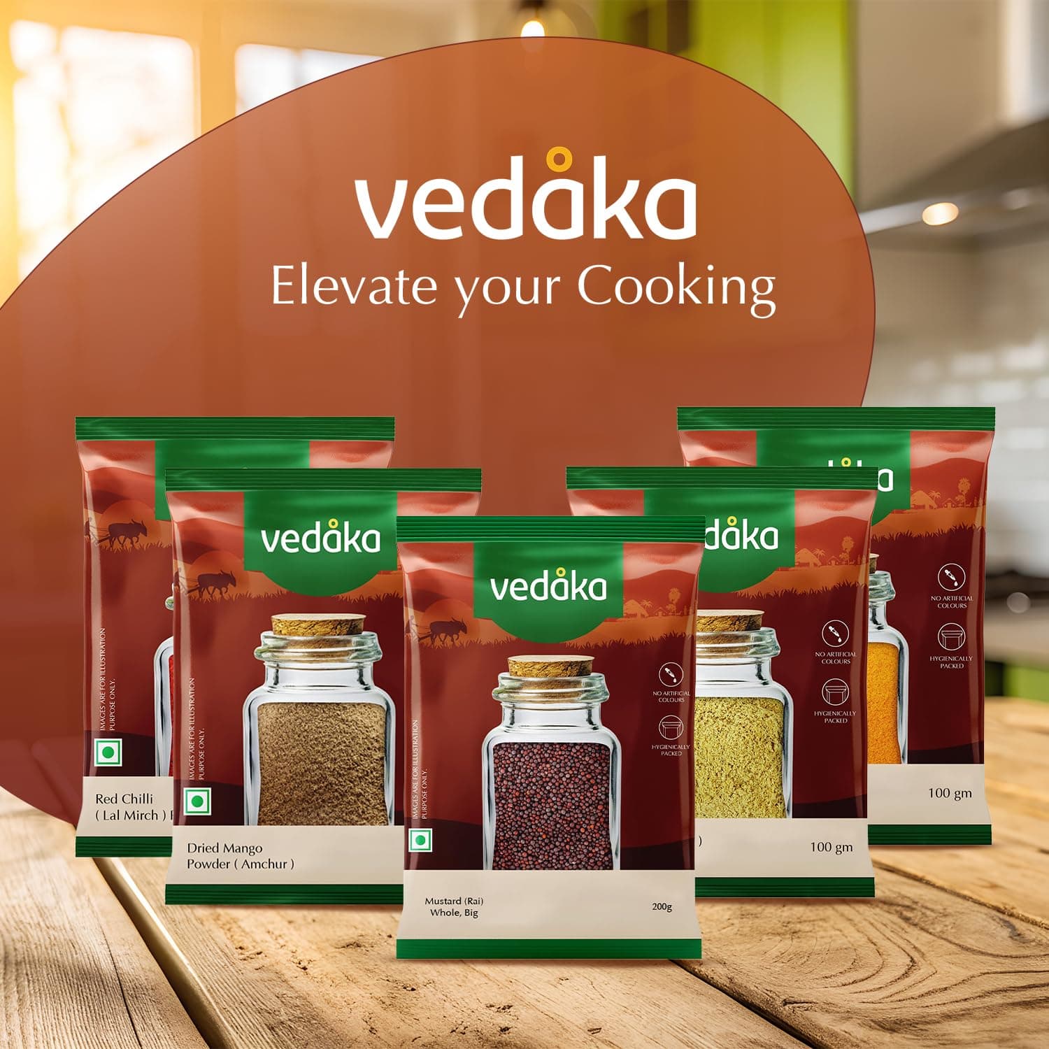 Amazon Brand - Vedaka Mustard (Rai) Whole, Big 200 g — image 10
