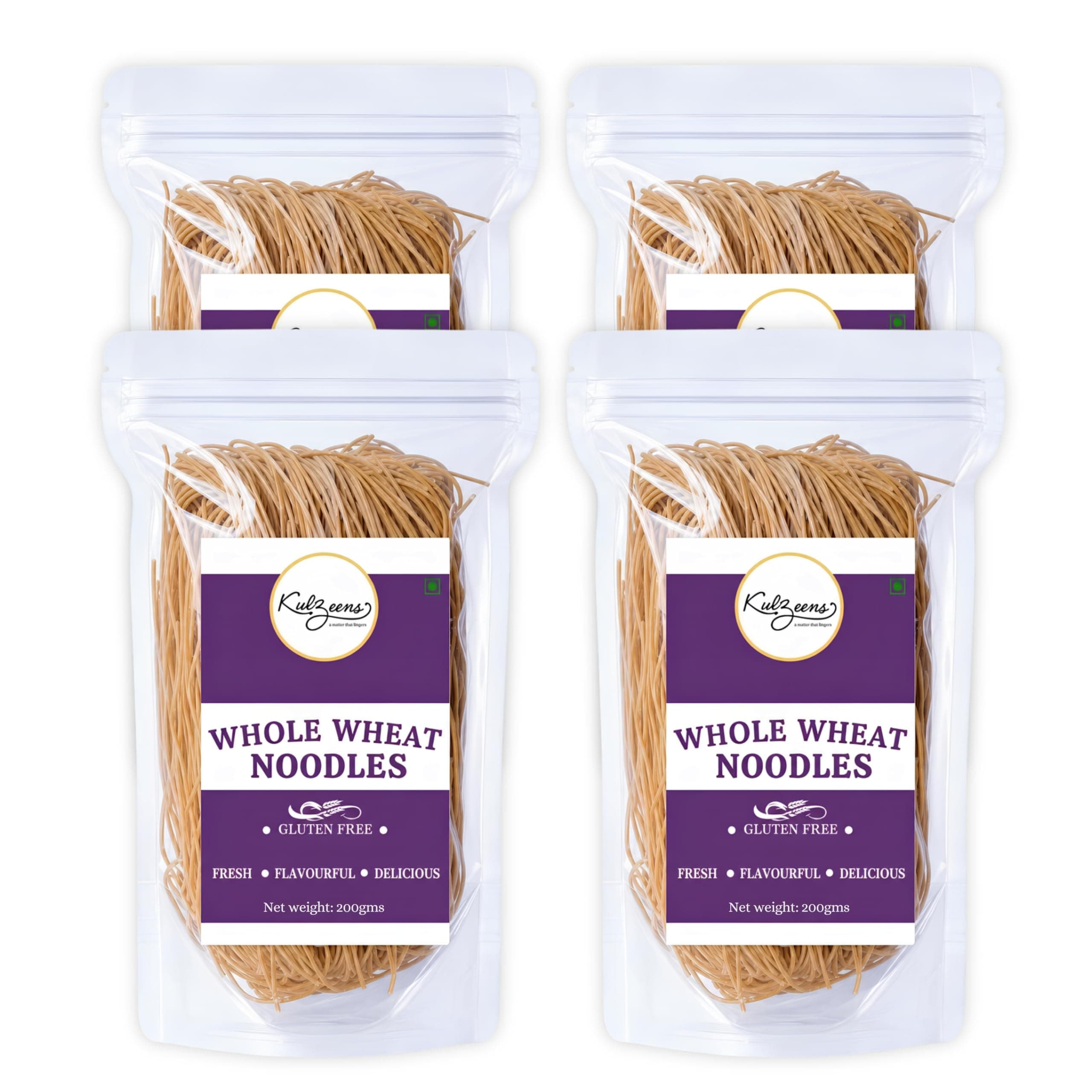 Millet Me by Kuizeens Whole Wheat Noodle - 220G (Pack of 4)|Protein & Fiber-Rich | Gluten-Free Delight | Easy-to-Make |No Preservatives |Vegan & Wholesome |Jain | No Onion & Garlic