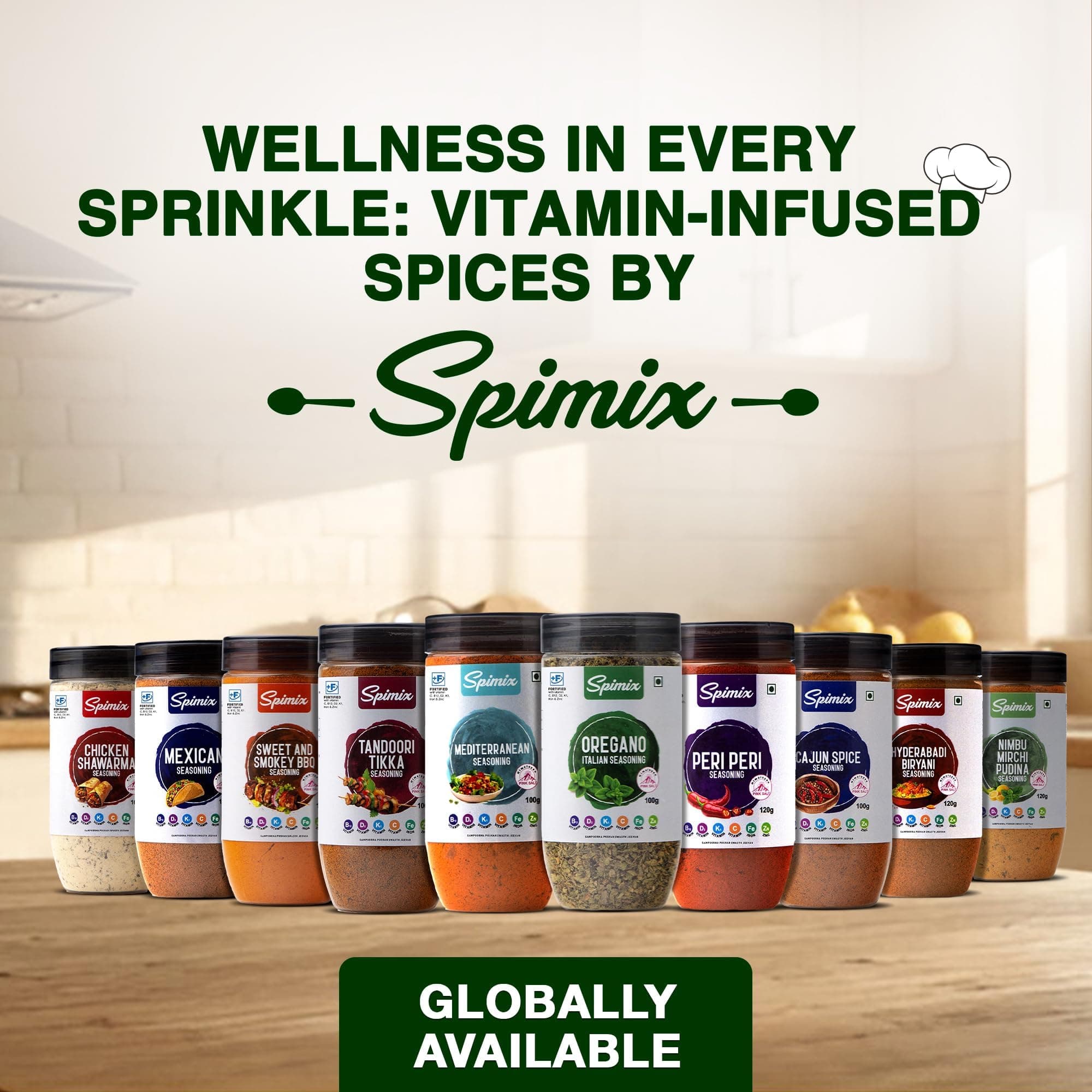 SPIMIX Nimbu Mirch Pudhina Seasoning | Tangy & Spicy Masala | 120g | Sprinkle on Chaat, Salads & Raita | For Grilled Fish, Lemon Chicken & Eggs | Himalayan Pink Salt | US FDA Approved — image 7