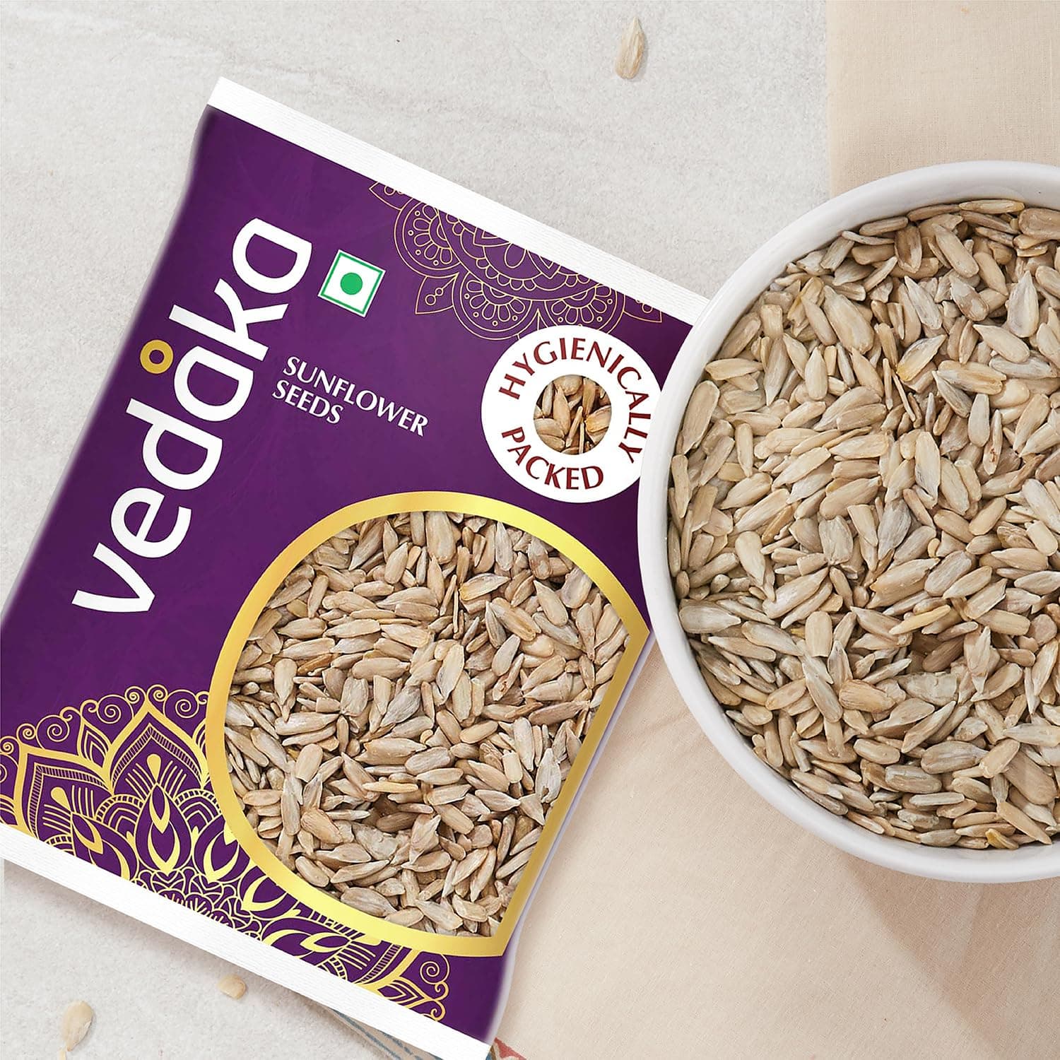 Vedaka Premium Sunflower Whole Seeds , 200 g — image 4
