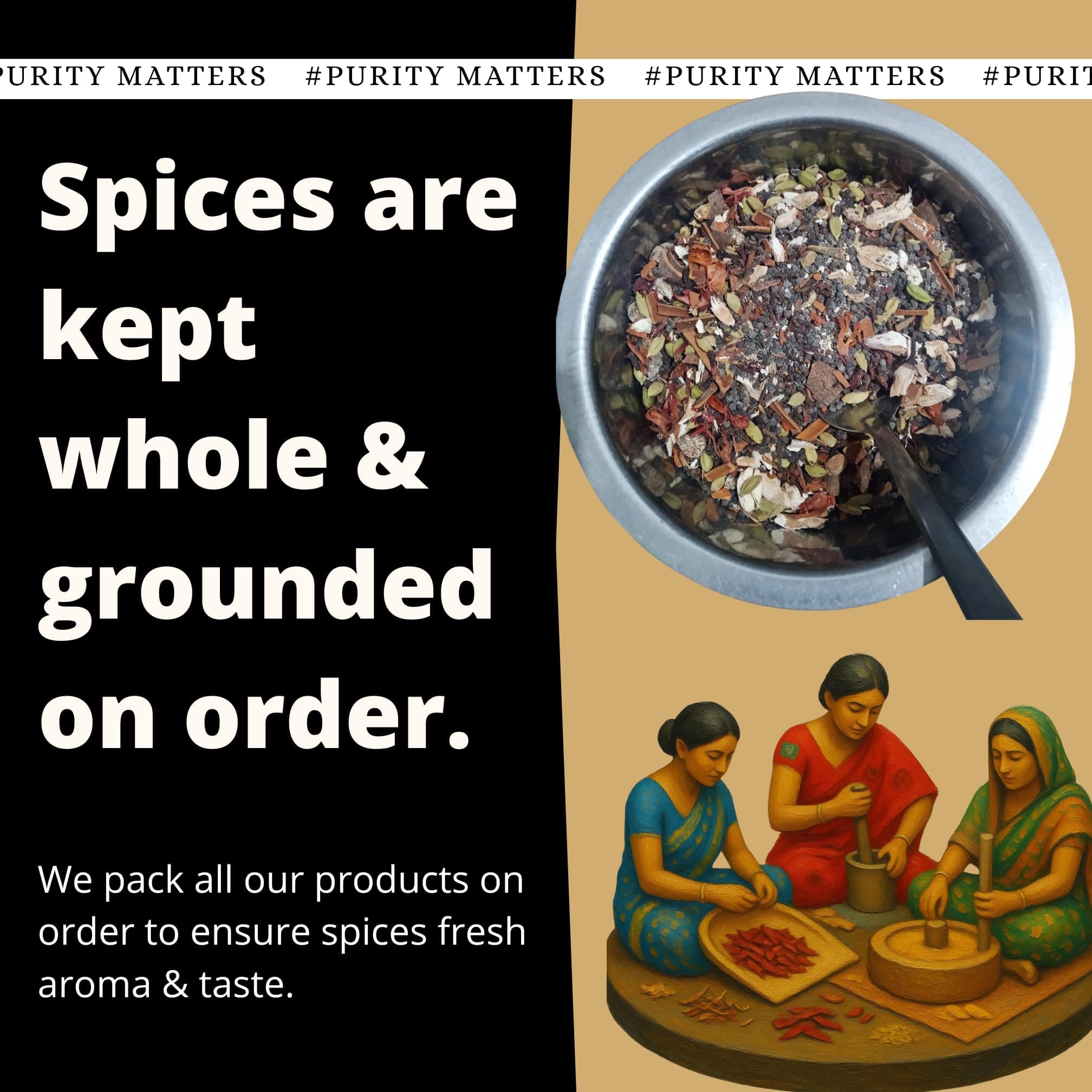 Indiana Organic Bombay Chat Masala (150g) | Pure Jain & No Onion-Garlic Spice Blend | Low Salt & High Spice Potency | Freshly Packed Authentic Indian Chaat Masala for Salads, Fruits, and Snacks — image 5