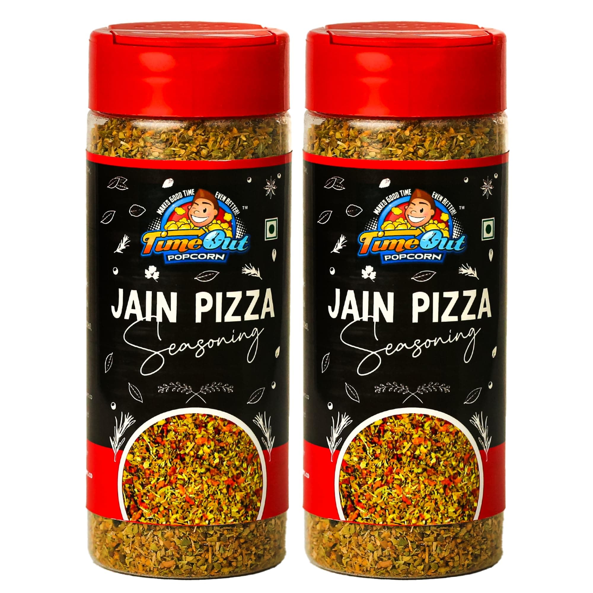 Time Out Popcorn No Garlic & Onion Jain Pizza Seasoning,120g, Pasta,Italian & Indian Dishes,Pack of 2 — image 2