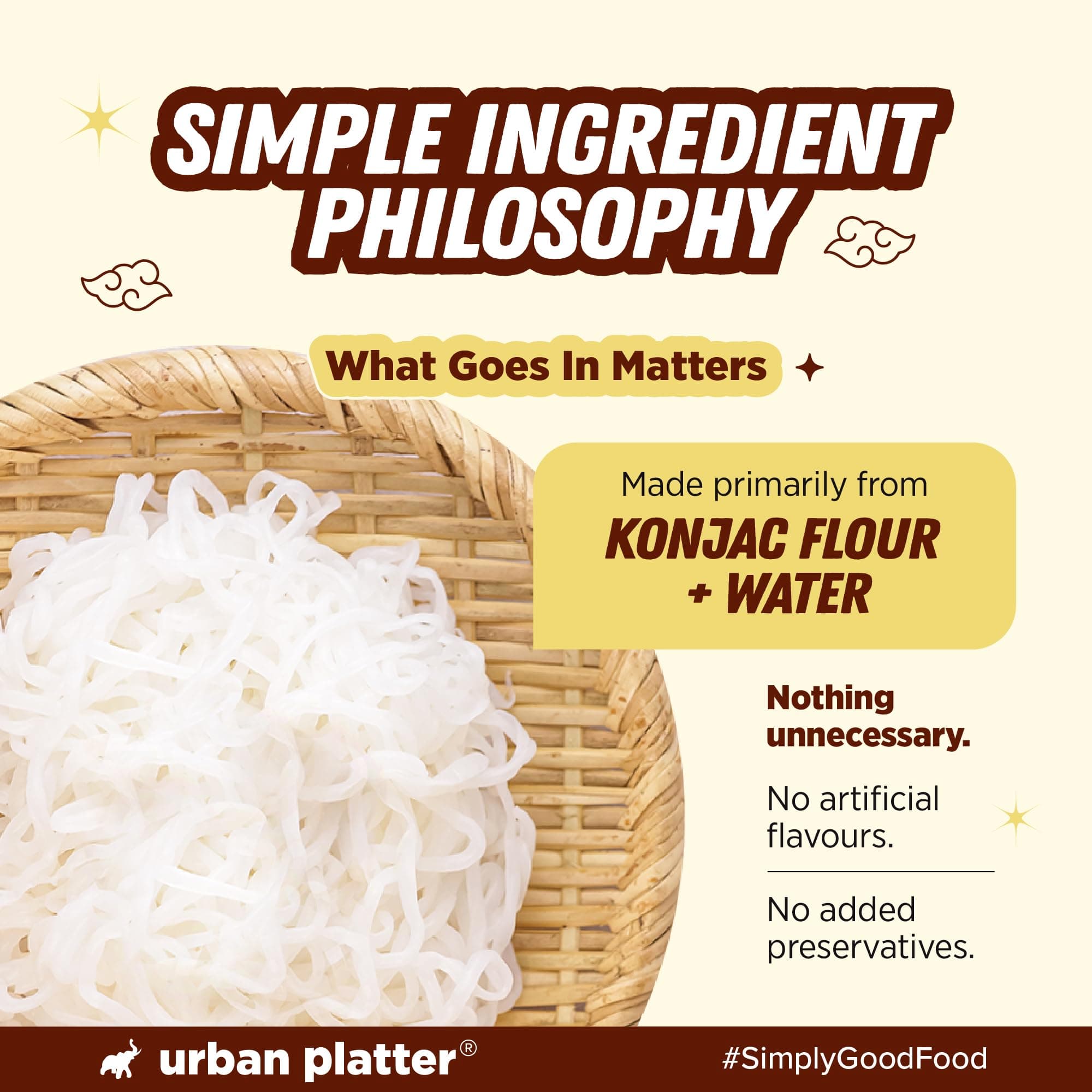 Urban Platter Shirataki Konjac Noodles, 270g, Pack of 3 (Fat-Free, Gluten-Free, Low Carb, Ready to Use) — image 8