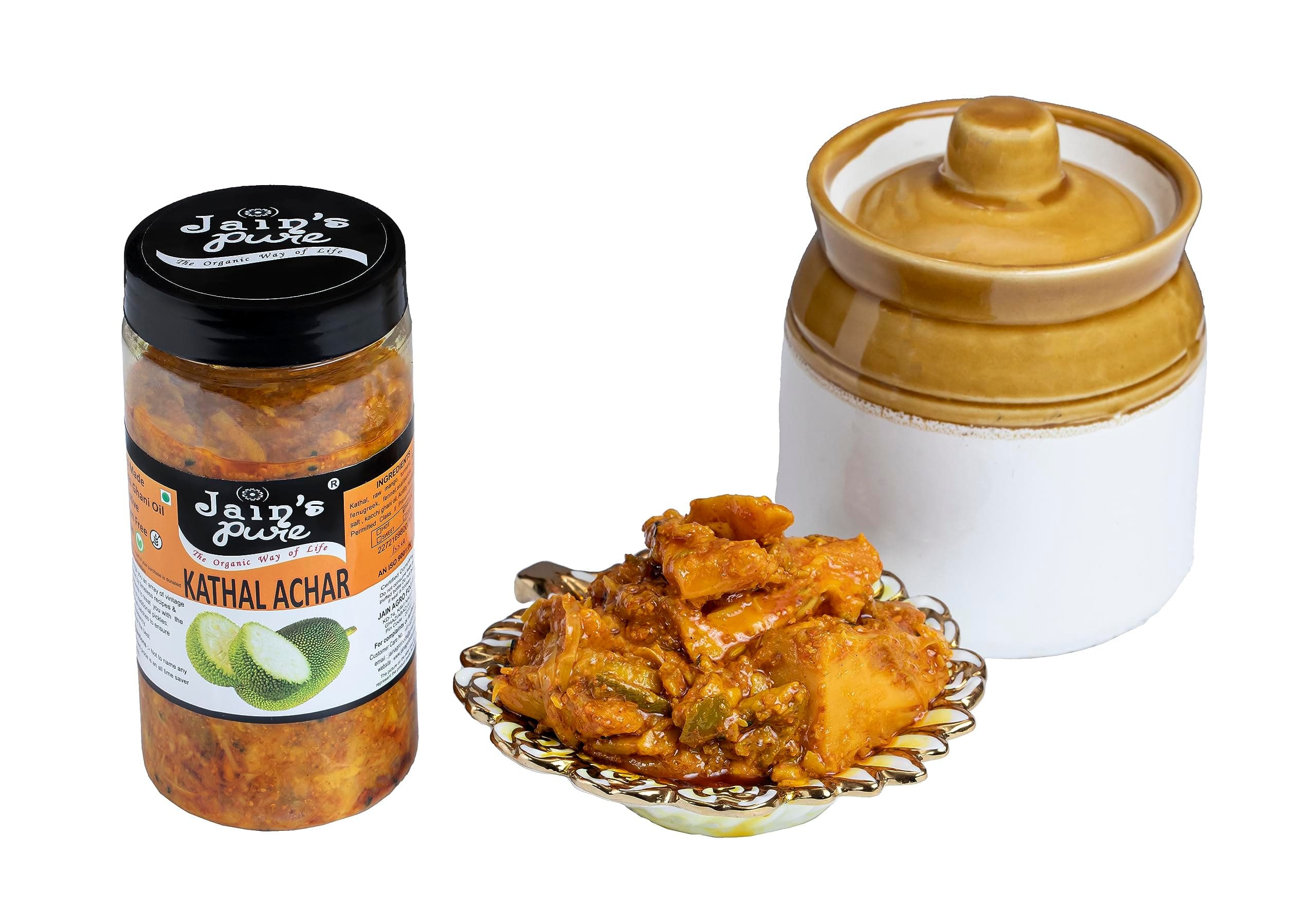 JAIN'S PURE KATHAL ACHAR, 400 GM — image 3