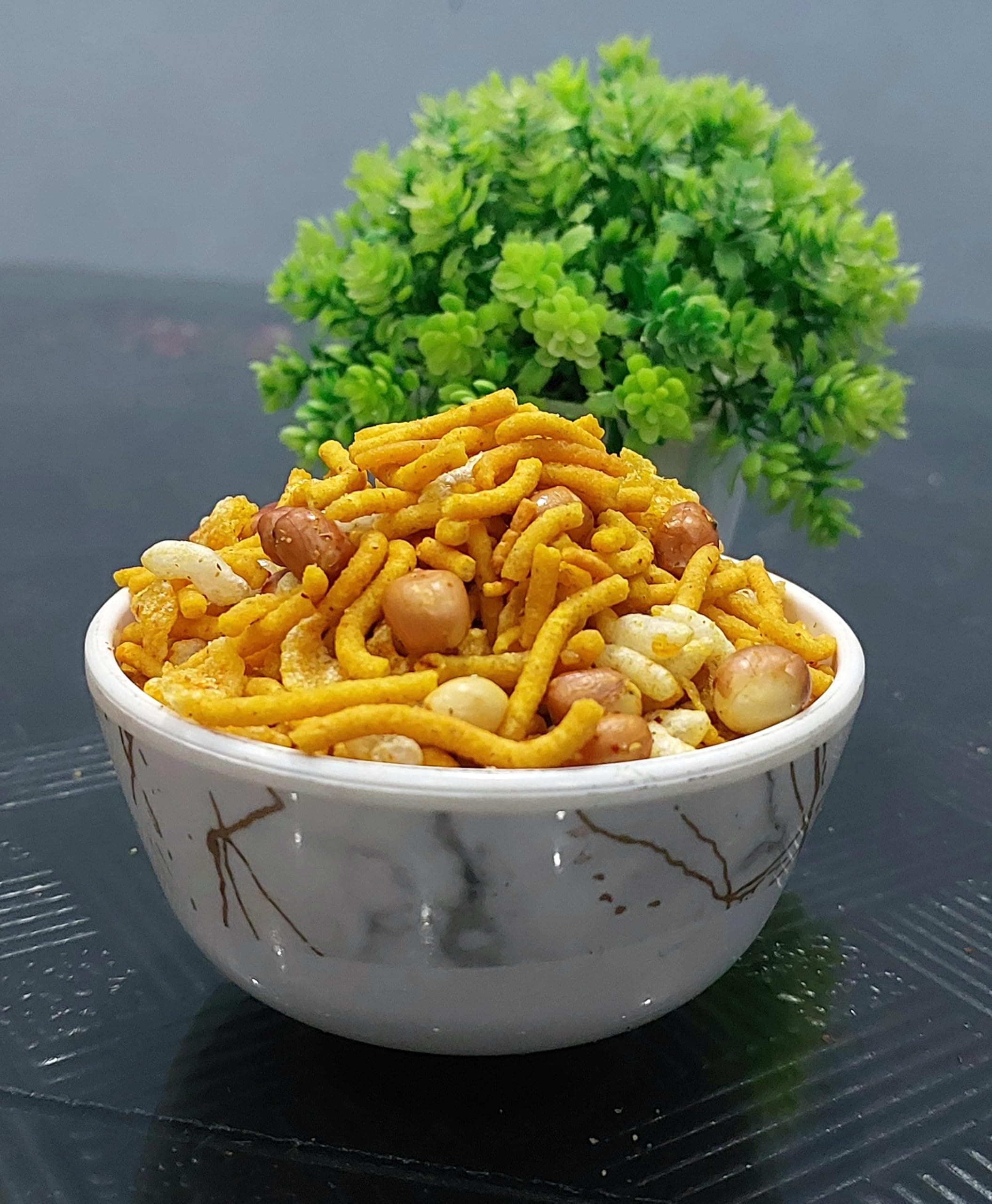 FLAVOUR N FUSION Chatkara Mix Namkeen | Crispy and Crunchy Savoury Snack | NO Onion NO Garlic | Handmade and Hygienically Prepared | No Artificial Colors or Flavours | Freshly Packed | 250 gm — image 5