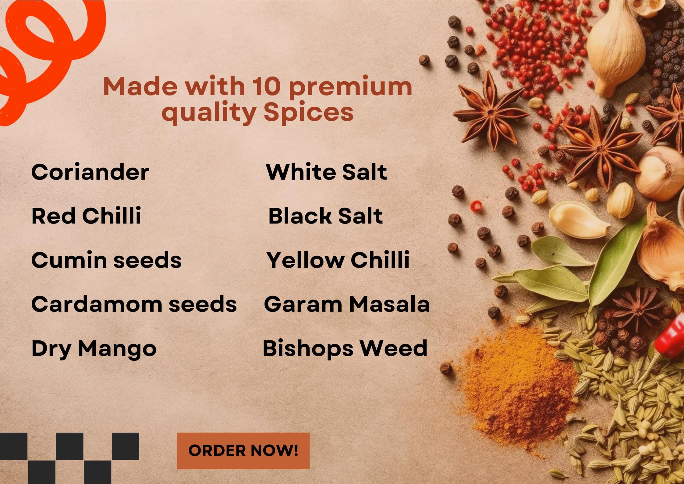 Ka shreen Pav Bhaji Masala 100g Pack | Easy to Cook and Ready to Mix | Make your Ghar wali Pav Bhaji more Aromatic and Flavorful — image 4