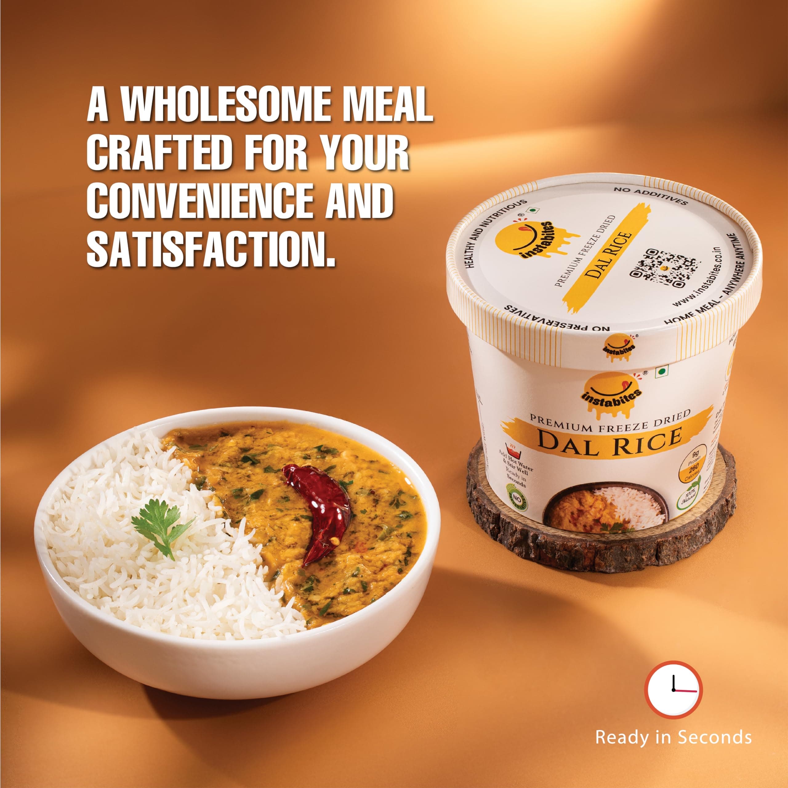 Instabites Ready To Eat Combo of Lemon Rice - Rasam Rice - Dal Rice, No Added Preservatives and Ready to Eat in Minutes - Pack of 3 — image 7