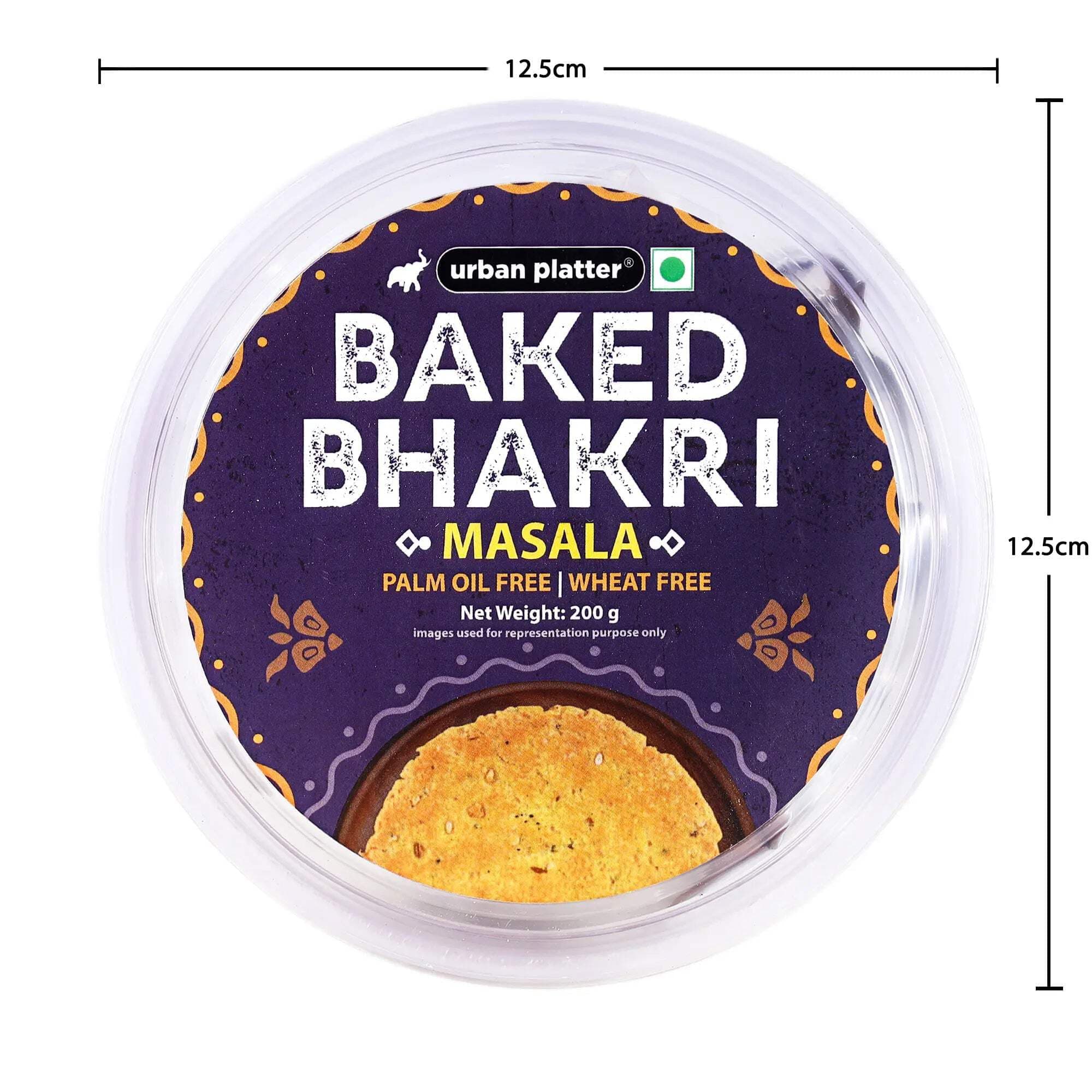 Urban Platter Baked Masala Bhakri, 200g (Wheat Free, Traditional Gujarati Snack) — image 6