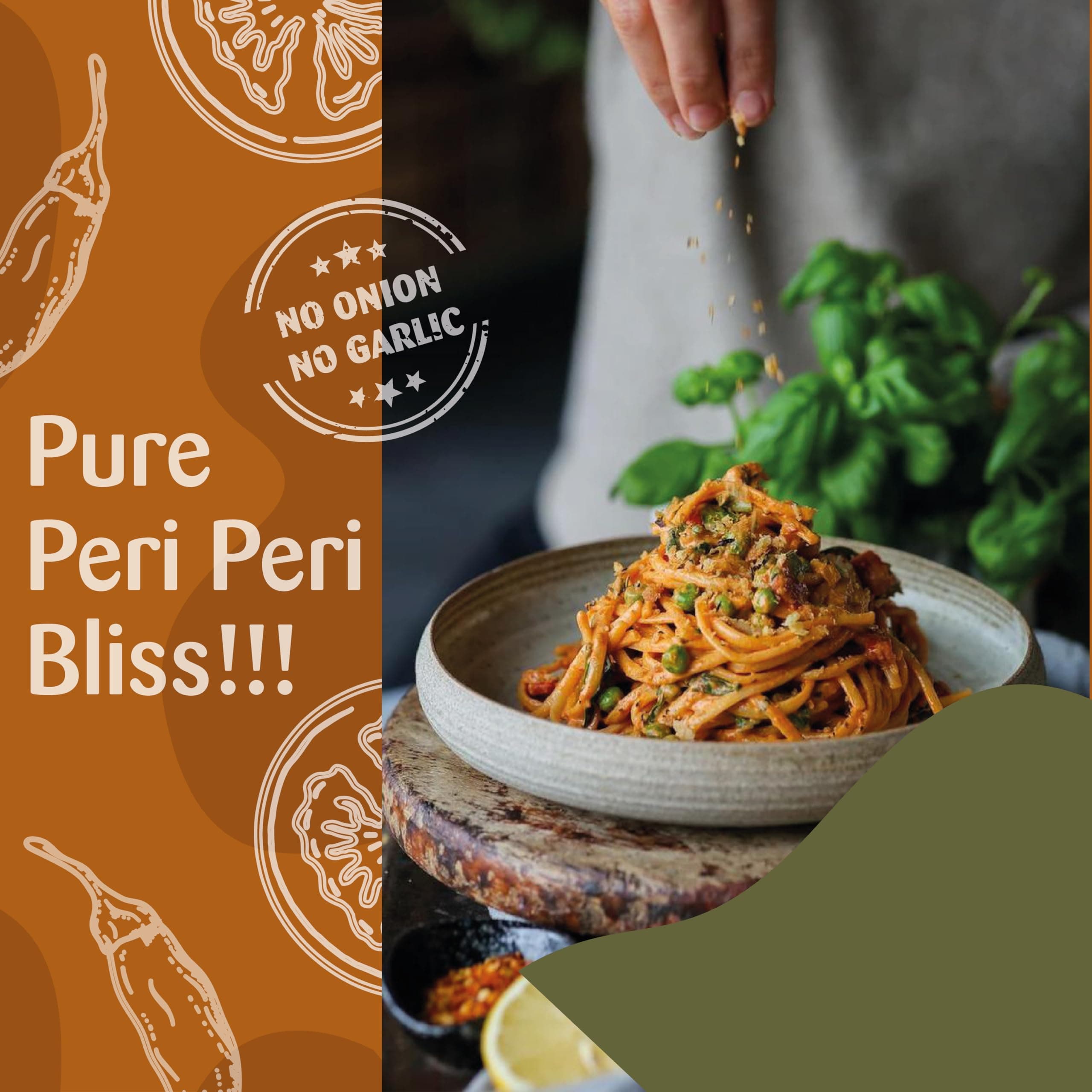 Omas Fresh No Onion No Garlic Noodles Magic Masala & Peri Peri Seasoning | 250g × 2 Combo Pack | Spicy & Flavorful Duo for Noodles, Pasta & Everyday Cooking — image 6