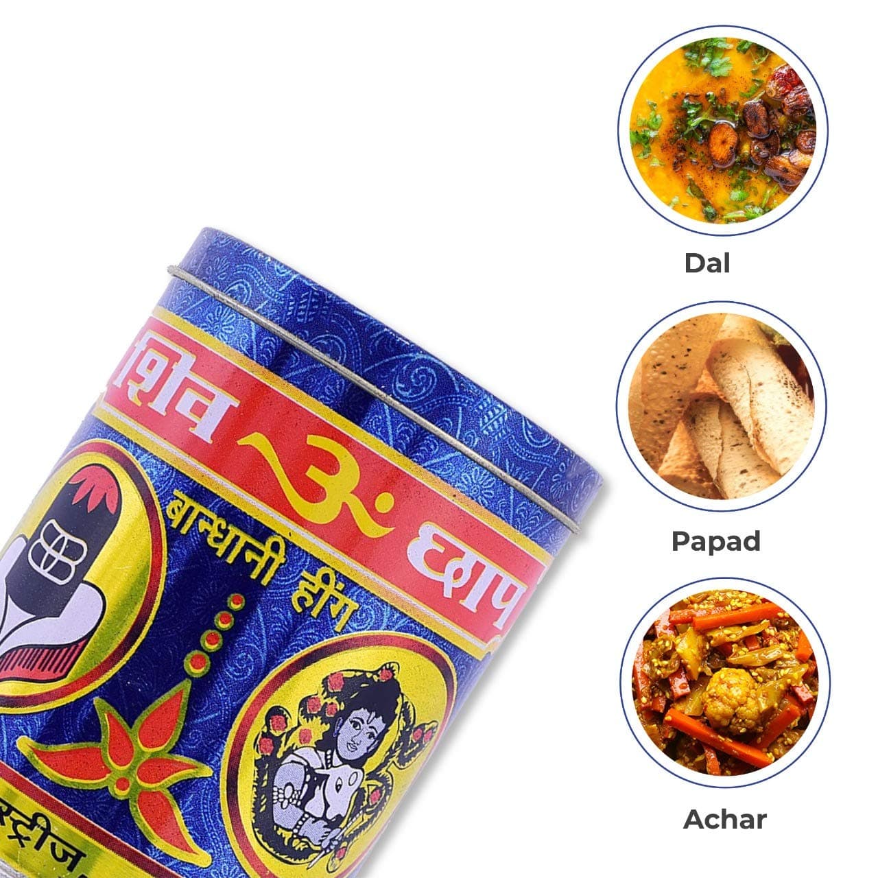 Shivom Brand Hathras Compound (Bandhani) Hing Powder - 100 Gm | Agmark Certified By Govt. | For Daily Use - No Garlic, No Onion | Healthy & Aromatic Asafoetida | Trial Pack.. — image 4