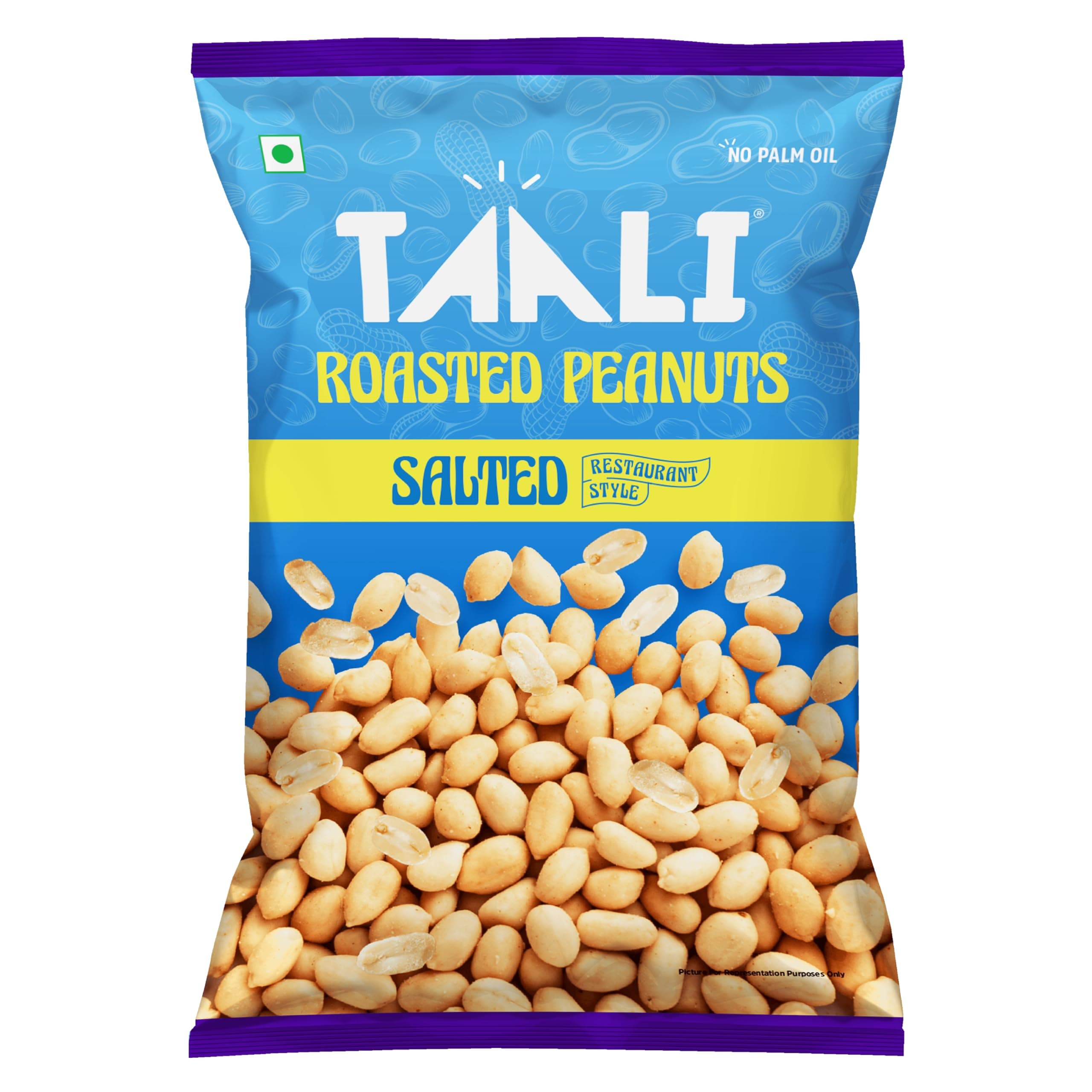 Taali Roasted Peanuts - Salted Peanuts |Crunchy Healthy Snacks | No Trans Fat, Gluten free, Roasted Not Fried (Pack of 4 x 150 gms)(weight may vary) — image 3