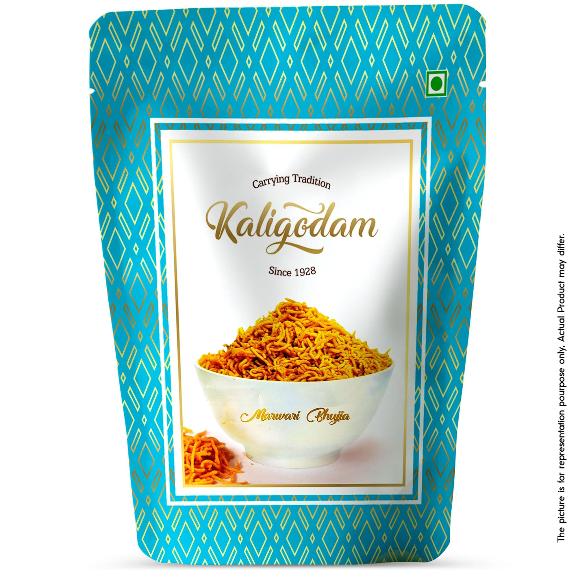 Kaligodam Marwari Bhujia Combo (2 x 400g) – Authentic Rajasthani Namkeen | Crispy & Spicy Tea-Time Snack | Cold-Grinded Besan & Handpicked Spices | No Onion, No Garlic | Ready to Eat | 100% Vegetarian — image 2