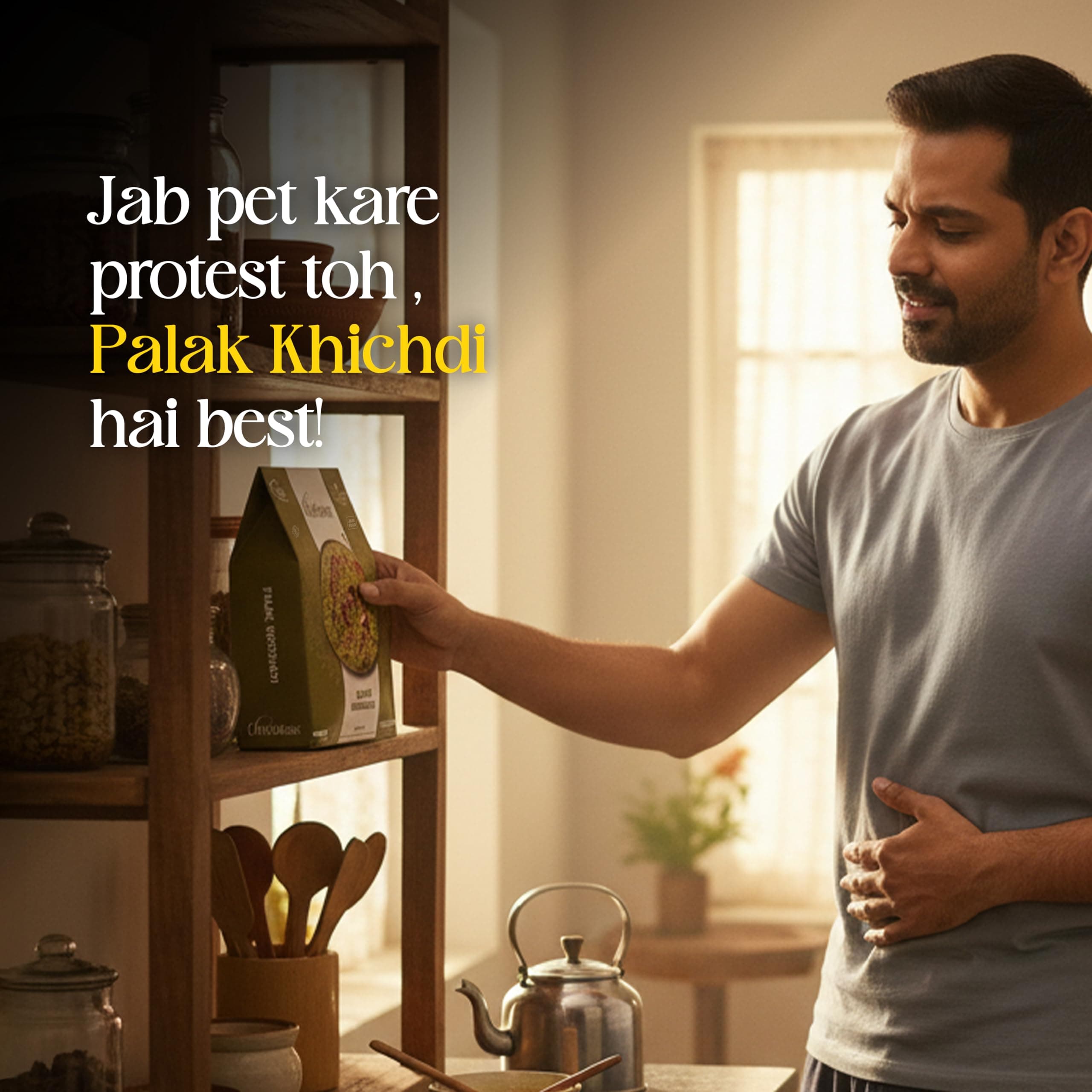 Chericious Ready to Eat Jain Palak Khichdi | Instant Freeze-Dried Khichdi-400g | No Onion No Garlic | Quick Indian Meal | Enriched with Natural Ingredients — image 5