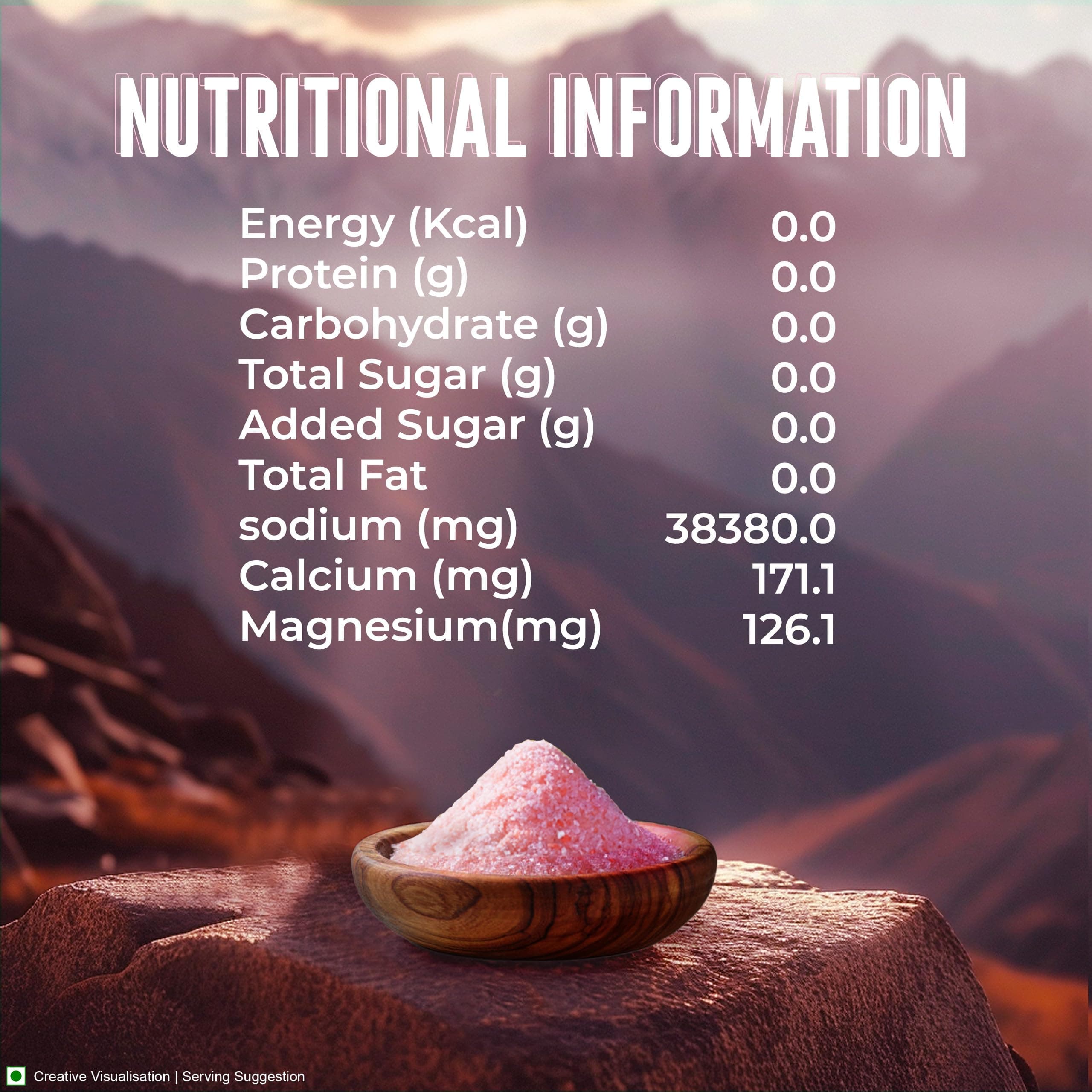 Aashirvaad Himalayan Pink Salt, 100% Natural Rock Salt Sourced from the Himalayan Ranges, Pure Sendha Namak with Minerals for Everyday Use, 1 Kg — image 2