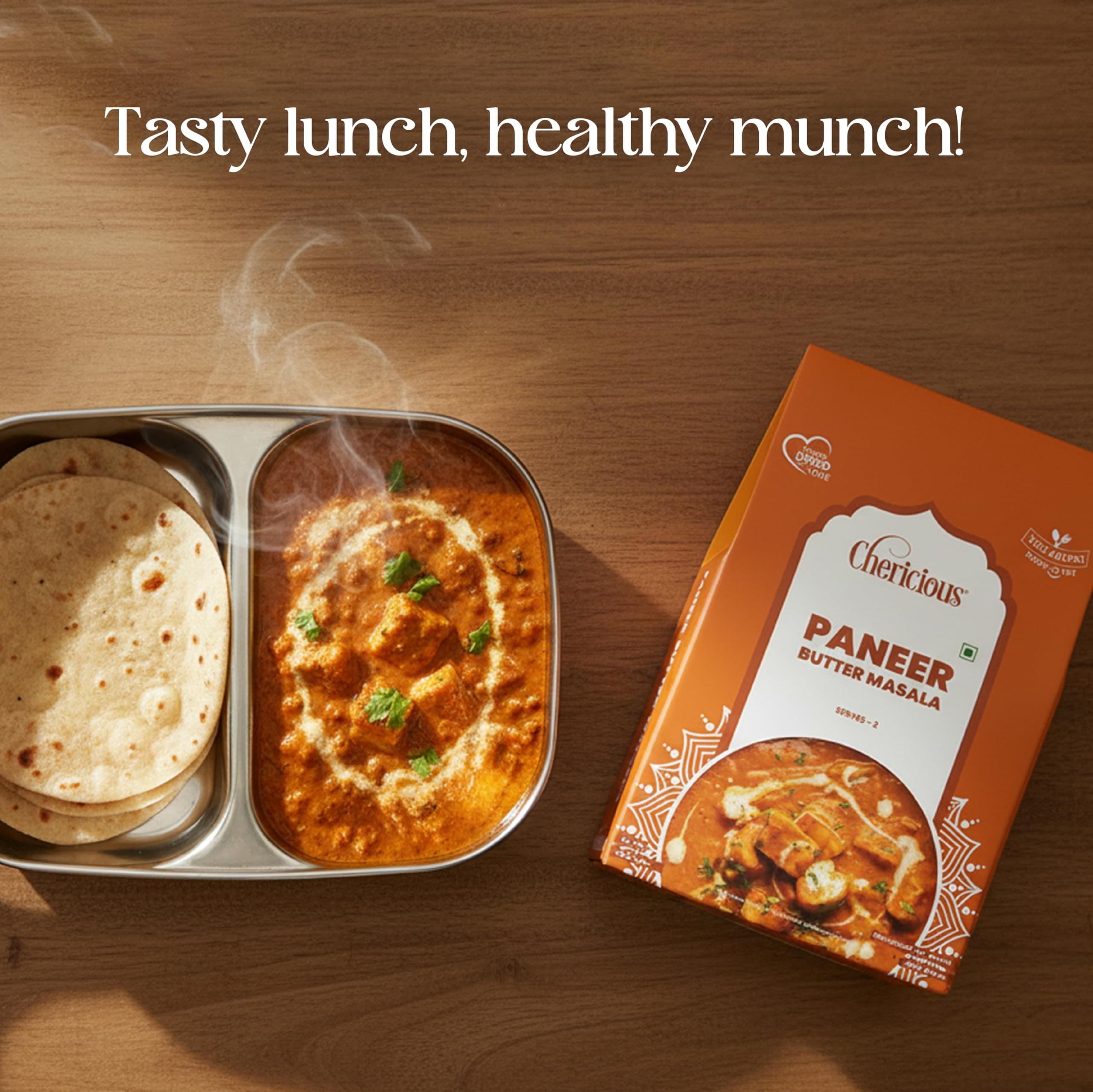 Chericious Jain Paneer Butter Masala | Ready to Eat Freeze-Dried Meal 300g | No Onion, No Garlic | Preservative-Free & Chemical-Free | Healthy, Travel-Friendly & Convenient — image 6