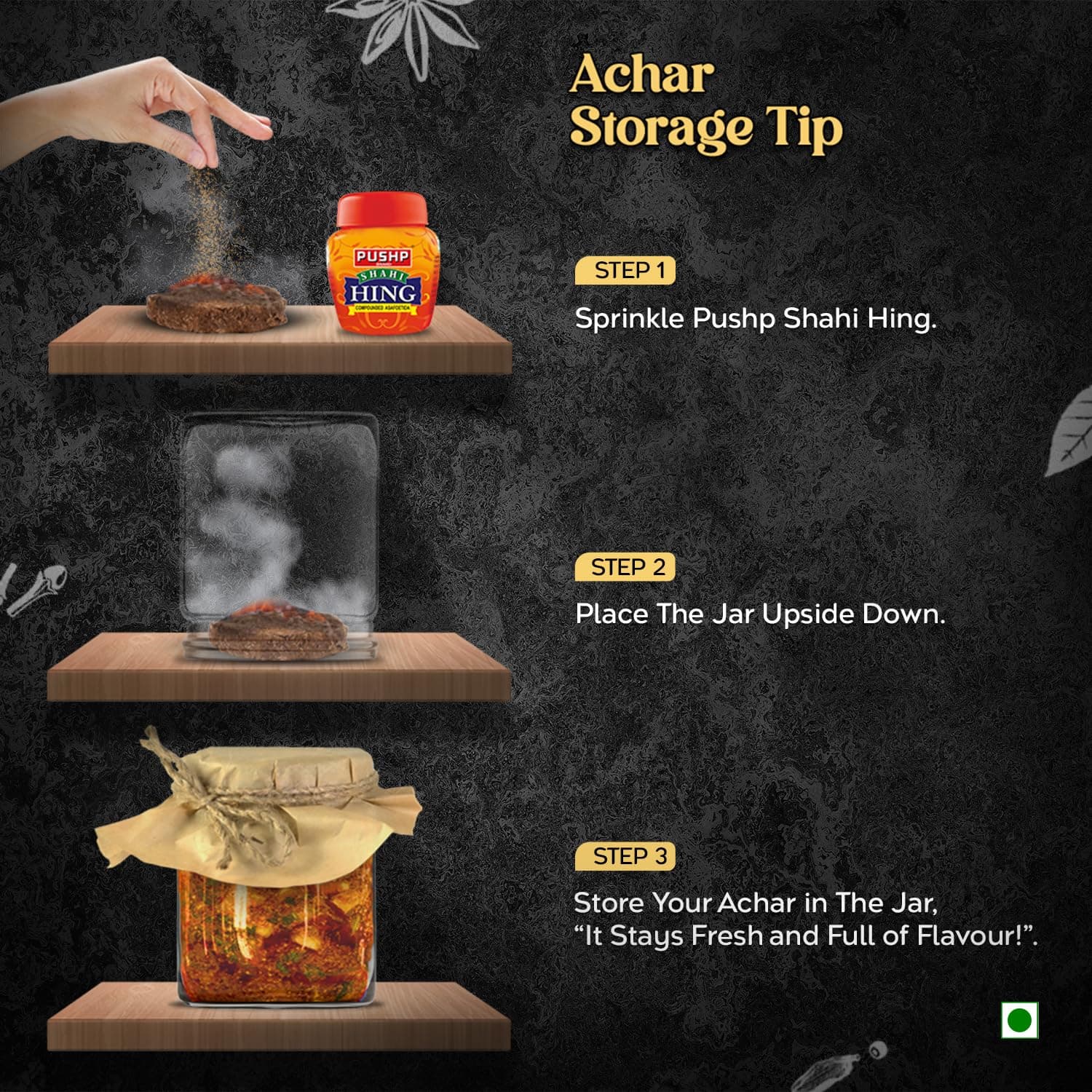 Pushp Achar Masala | 200g Box | Premium Blend of Traditional Spices | Ready-to-Use Pickle Mix | Authentic Homemade Pickle Masala | No Added Preservatives (Pack of 1) — image 8