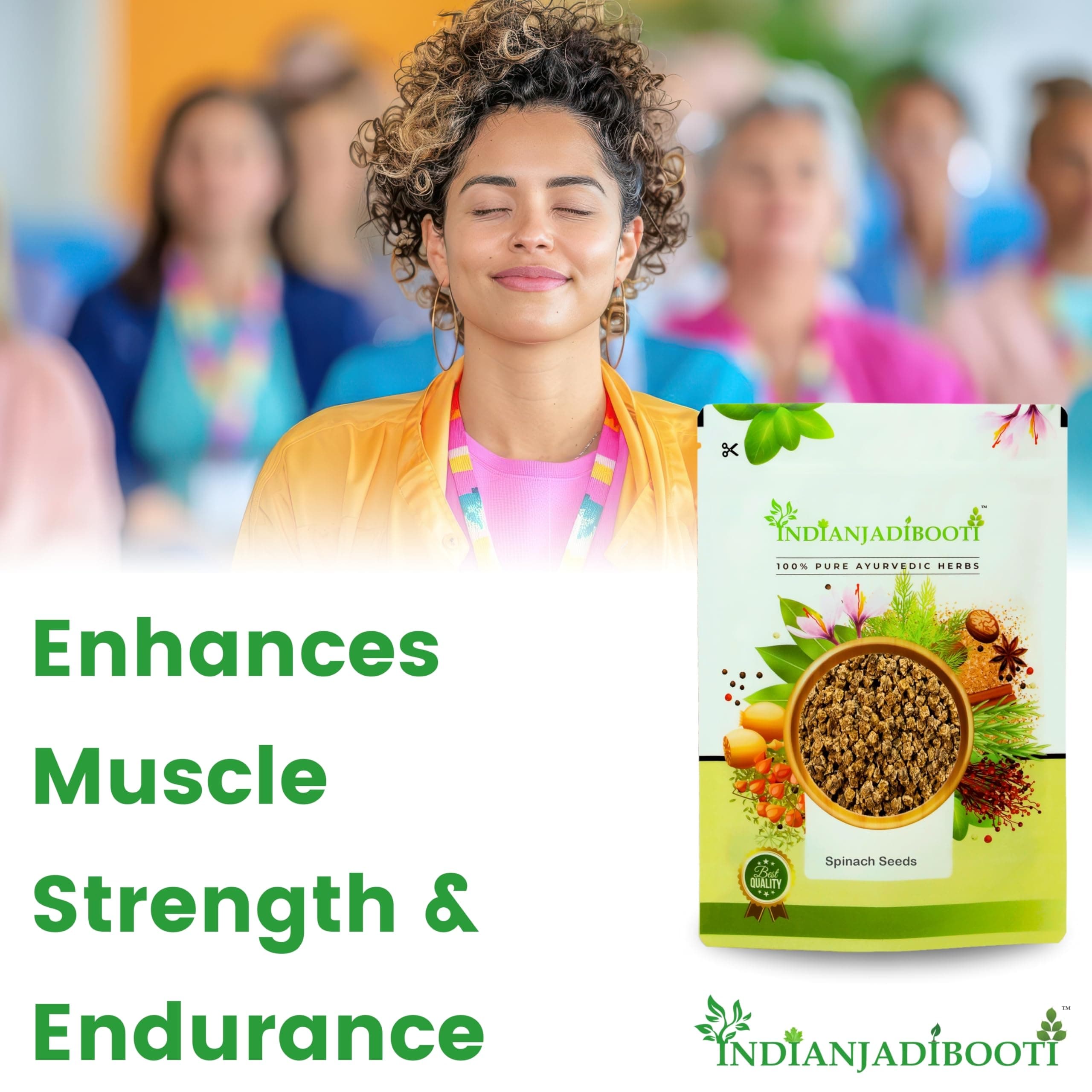 IndianJadiBooti Edible Spinach Seeds, 250 Grams Pack — image 4