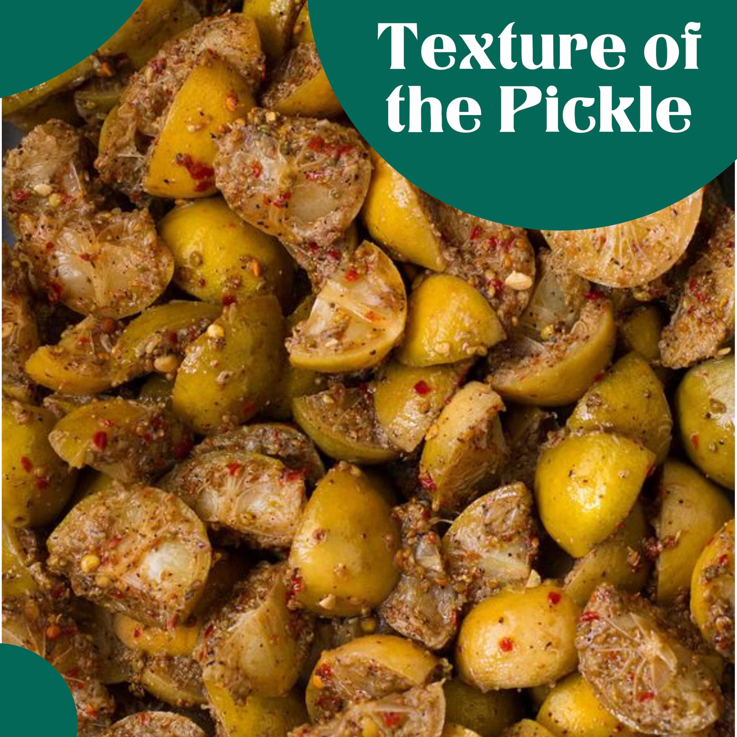FarmDadi Masala Lemon Pickle 350g Organic | Indian Homemade Nimbu ka Achar with No Onion & Garlic | Masala & Sour Oil-Free Pickle | Traditional Grandma-Style Recipe | Organically Processed — image 3