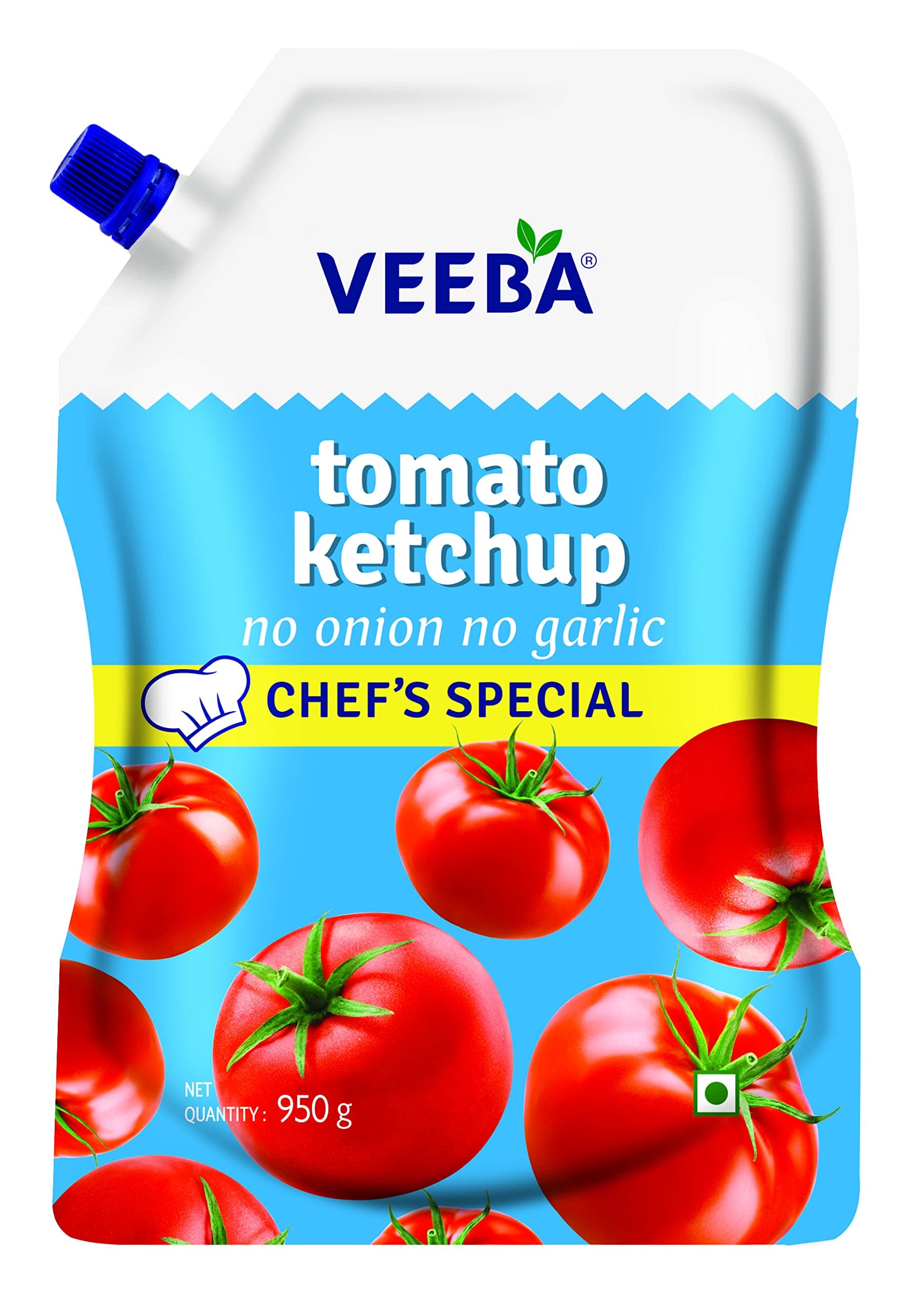 VEEBA Pasta and Pizza Sauce - No Onion No Garlic, 280Gram, Tomato Ketchup - No Onion No Garlic Chef's Special (900Gram) — image 4