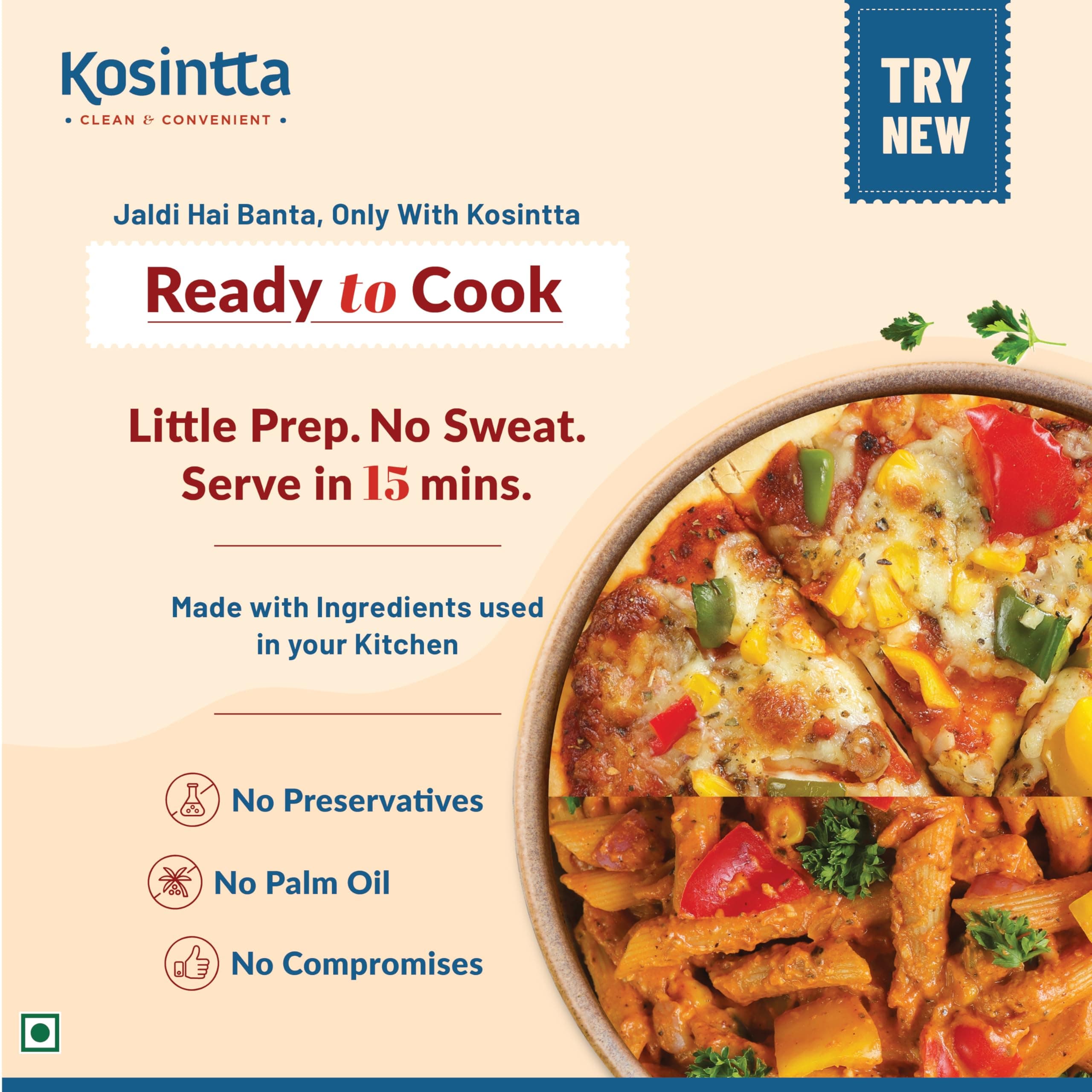 Kosintta Jain Pizza Pasta Sauce 150g | No Onion No Garlic | Authentic Italian Taste | Ready to Use Cooking Sauce | Perfect for Pizza Pasta & Snacks | Rich Flavor | Jain Friendly | Healthy & Tasty Sauce — image 8