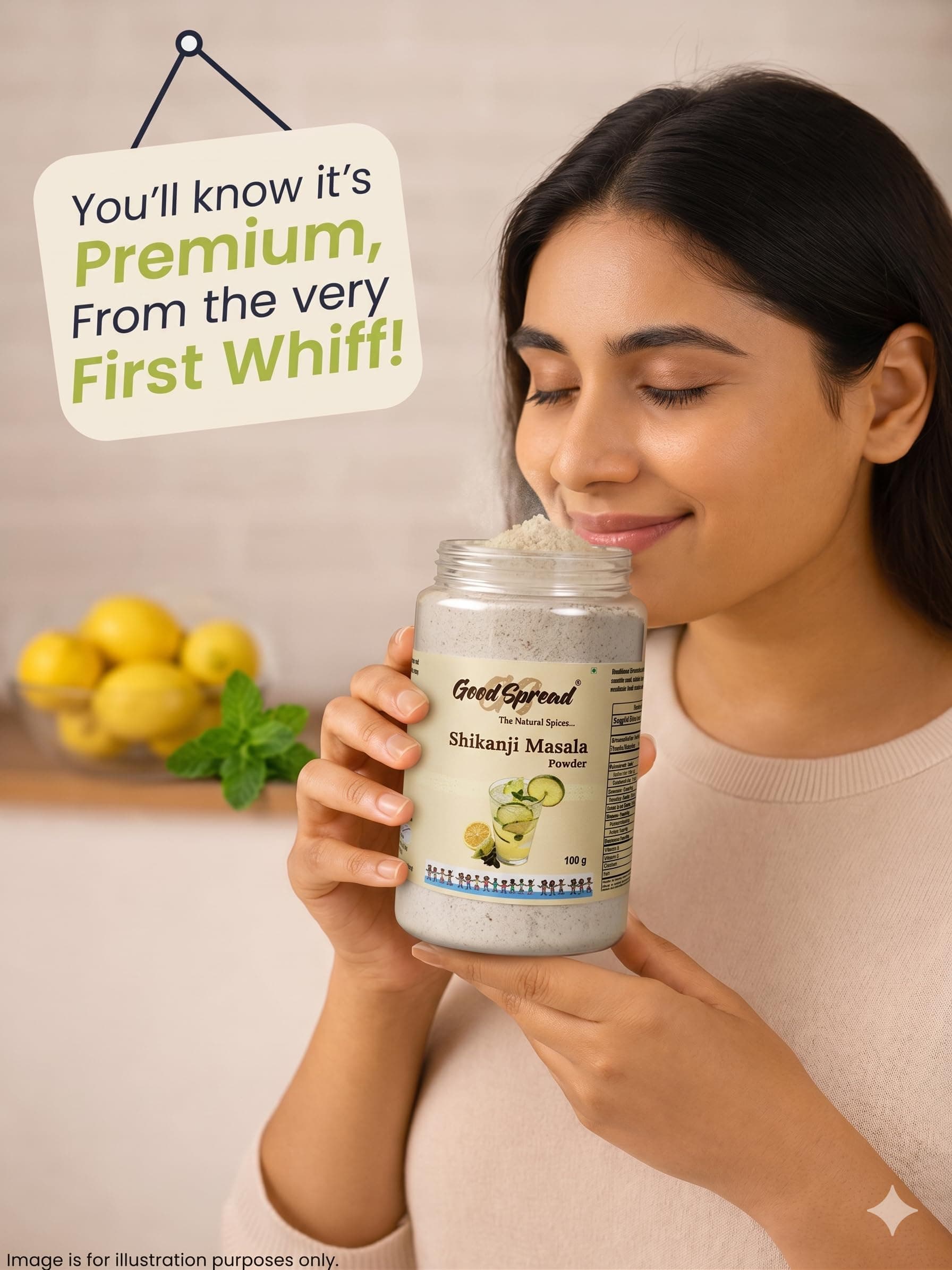 GoodSpread Authentic Shikanji Masala Powder 150g | 100% Natural Lemonade Spice Mix | Refreshing Summer Drink & Digestive Aid | Traditional Nimbu Pani Masala — image 5