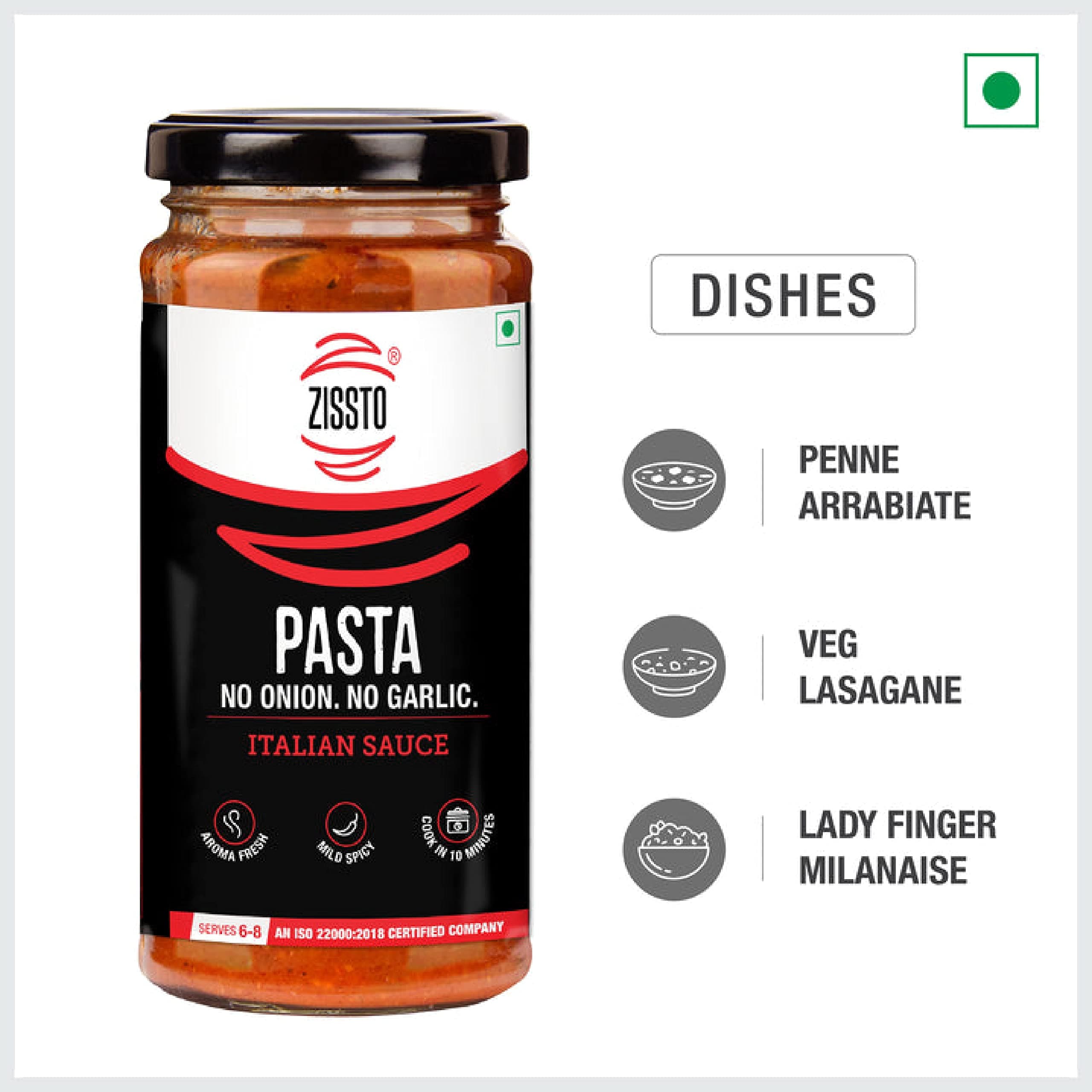 Zissto Jain Pasta Italian Sauce, Jain Schezwan Desi Chinese Sauce, Jain Makhani Butter Cooking Gravy, Date and Tamarind Sauce| No Onion No Garlic | Ready to Cook | Combo Pack of 4-250gm Each Bottle — image 4
