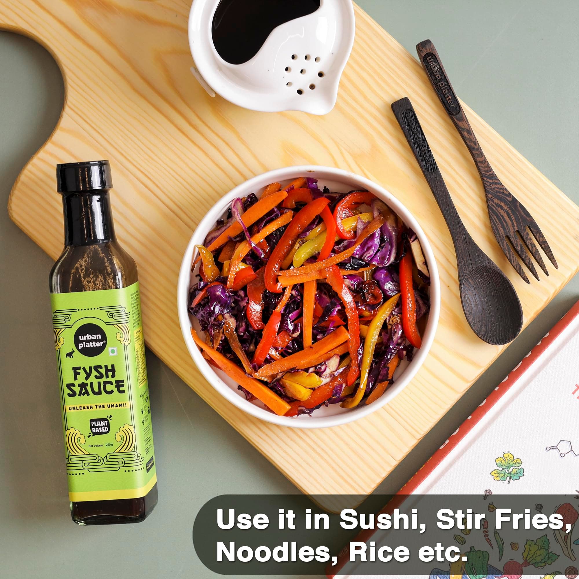 Urban Platter FYSH Sauce 250ml [ Plant Based, Rich Umami Flavour, Asian Condiment] — image 5