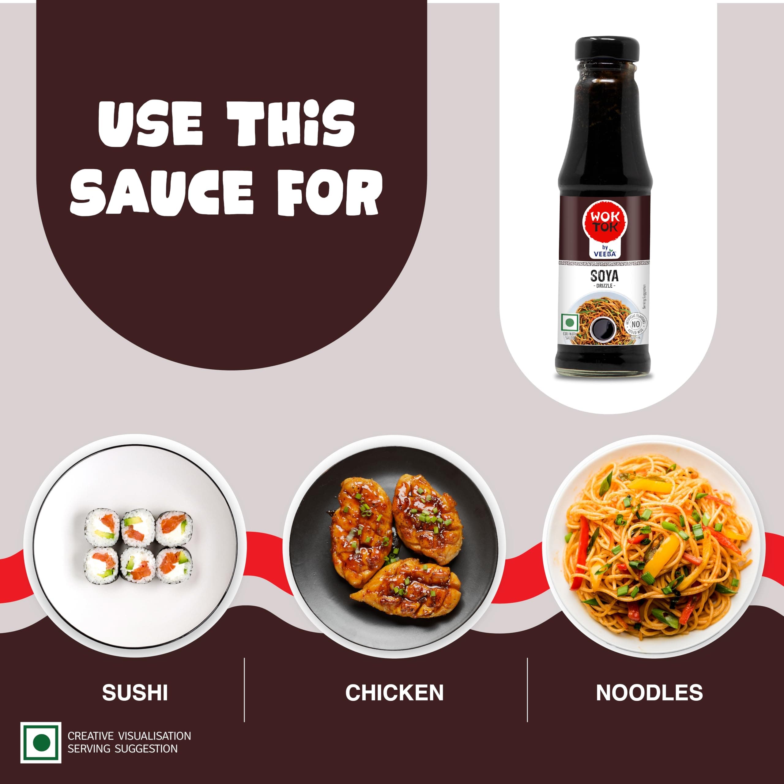 VEEBA Wok Tok Soya Drizzle (225 G) — image 6