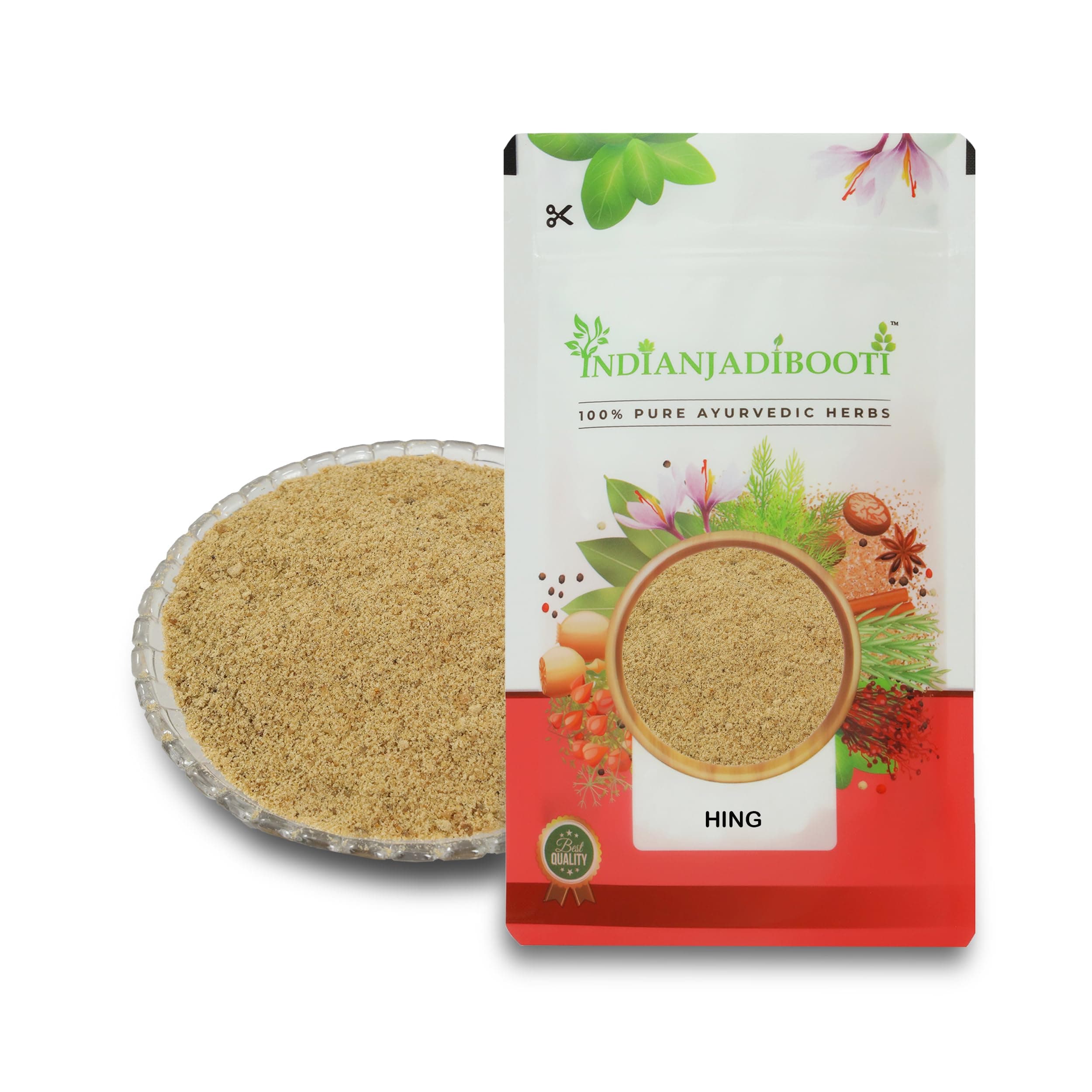 IndianJadiBooti Pure Hing (Asafoetida) | High-Potency Heeng for Digestive Comfort, Bloating Relief & Sattvic Culinary Flavor, 100 Grams Pack | (Pack Of 2) — image 2