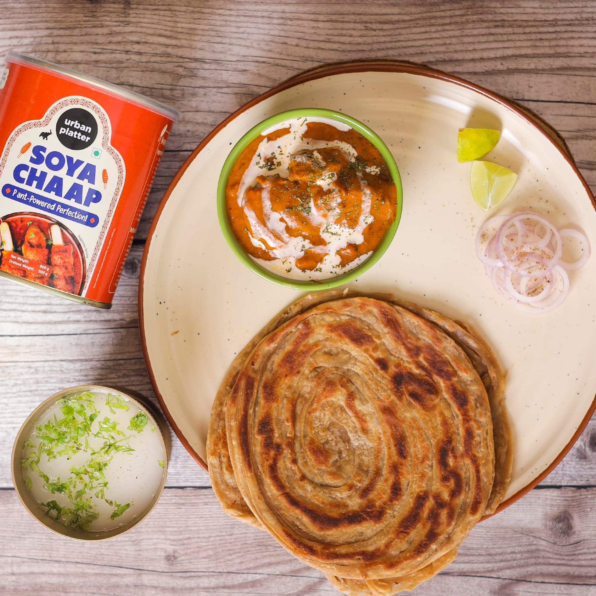 Urban Platter Soya Chaap in Brine, 800g (Canned | Chunks on Stick | Drained Weight - 500g, Rich in Plant Protein| Soy Chap) — image 7
