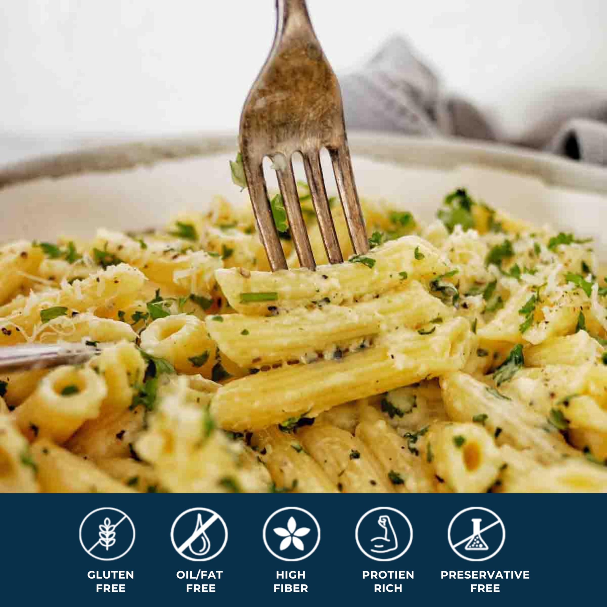 Millet Me by Kuizeens Little Millet Pasta - 230g ( Pack Of 2 ) | No Maida | High Fiber Vegan Pasta |Protein & Fiber-Rich | Gluten-Free Delight | low-carb diets | Easy-to-Make | No MSG | No Preservatives|Jain | No Onion & Garlic — image 5