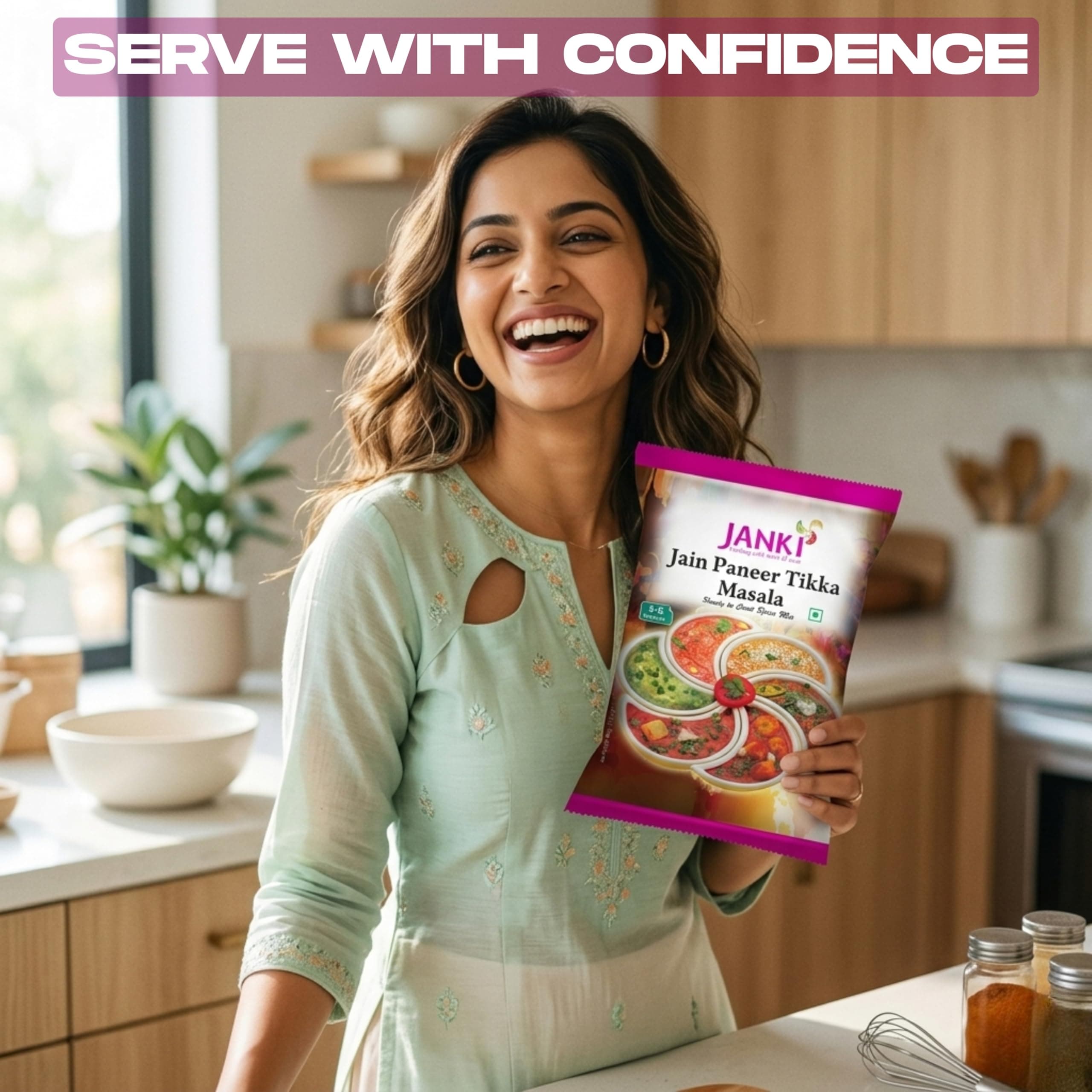Janki Jain Paneer Tikka Masala - Pack of 7, 50 Gms Each | Ready to Cook Paneer Masala Mix | No Onion No Garlic | Quick & Easy Paneer Masala Packet — image 8