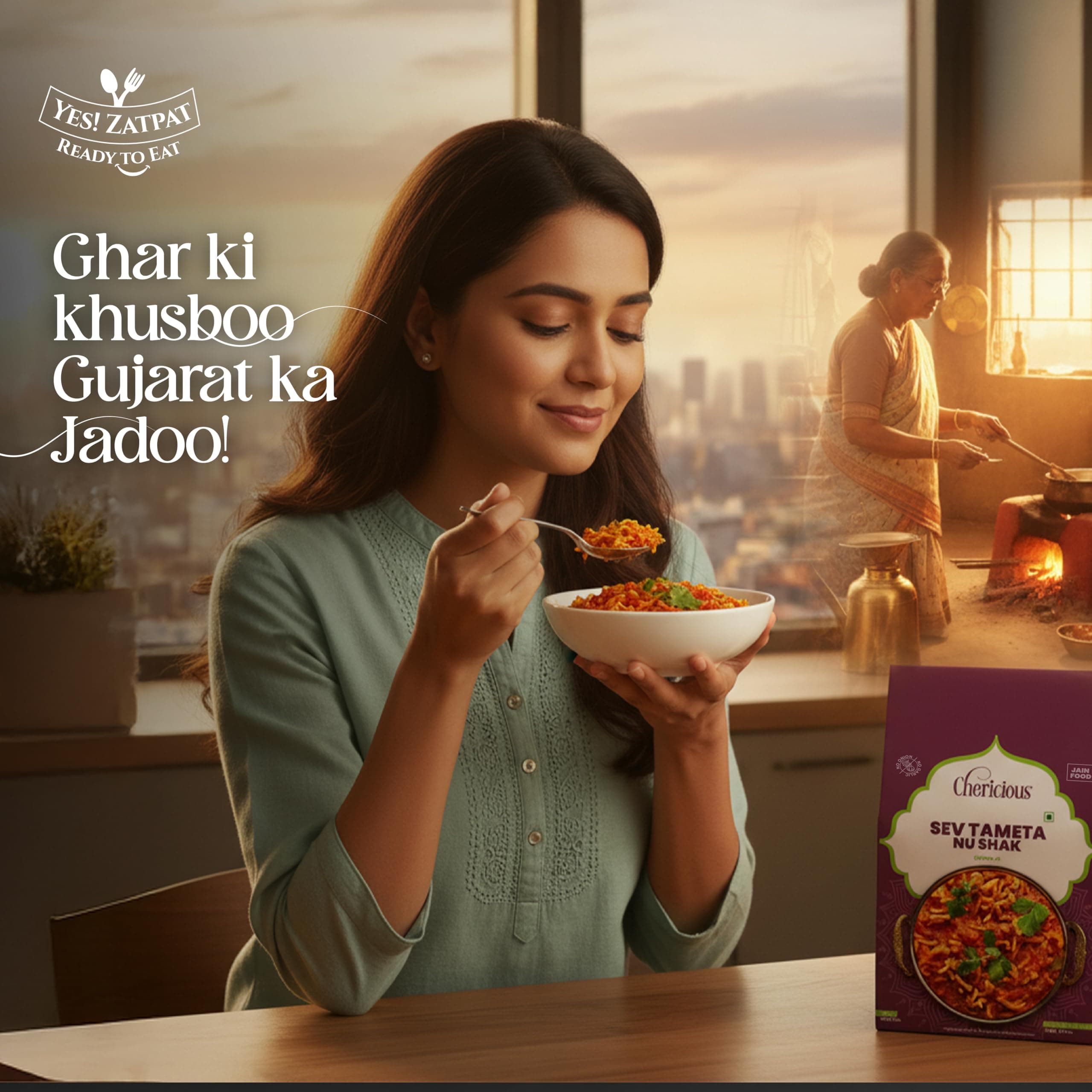 INDIAN KHANA KHAZANA Rajma 300gm (JAIN SPECIAL/NO ONION, NO GARLIC FOOD) | No Added Preservative and Colours /Serve Hot Anytime Anywhere with our Flameless Food Heater inside the Pack/ Indian Tasty Flavour Ready to Eat Rajma | — image 2
