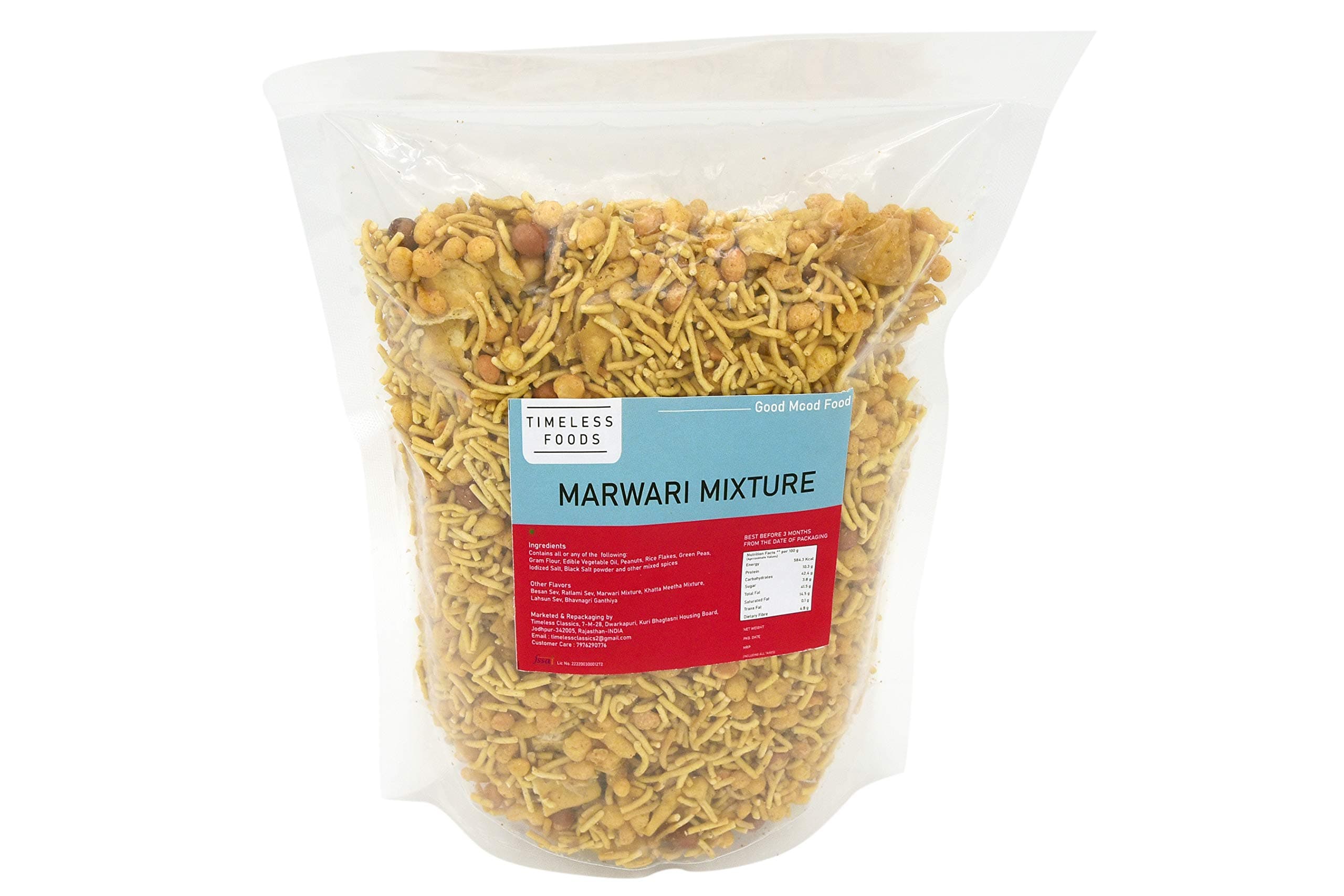 Timeless Food Marwari Mixture Namkeen 400g | Chatpata Rajasthani Mixture | Crunchy & Flavorful Snack — image 3