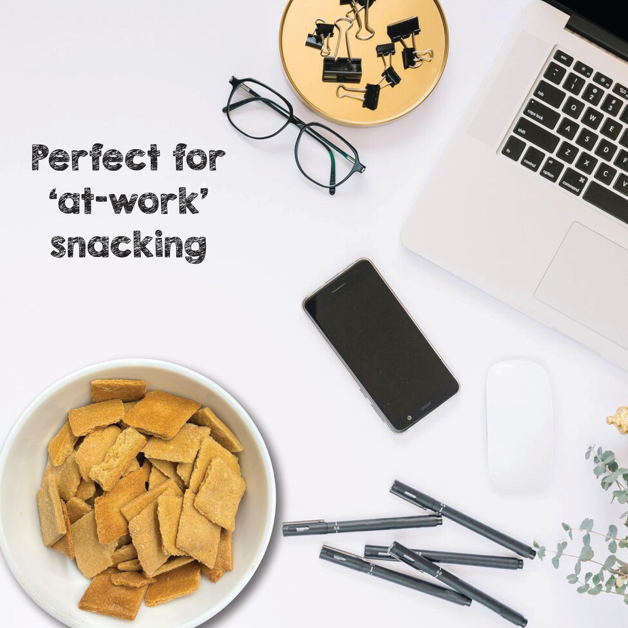 SelfCare By Suman Agarwal Baked Jaggery Crackers - 125g (Pack of 1) | Healthy | Sweet - Snacks - Namkeen - Grocery | Crunchy - Tea time Snacking | Travel & Jain Friendly | No Added Preservatives — image 4