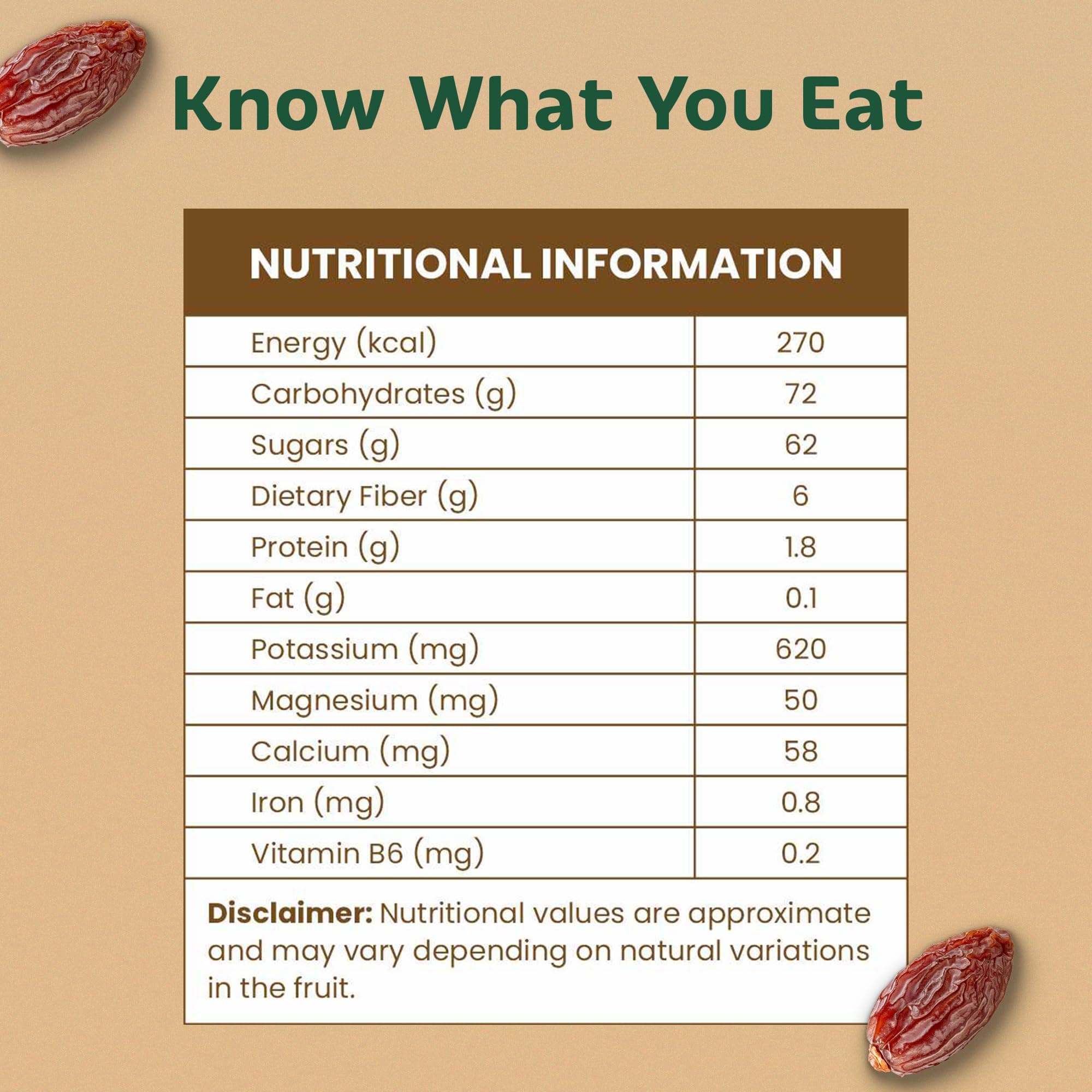 Soully Arabian Dates 400g | Premium Arabian Khajoor | High in Fibre Arabian Dates | No Added Sweeteners or Preservatives | Healthy Snacks khajur | Healthy Dates for Snacking & Recipes | Dry Fruits — image 2