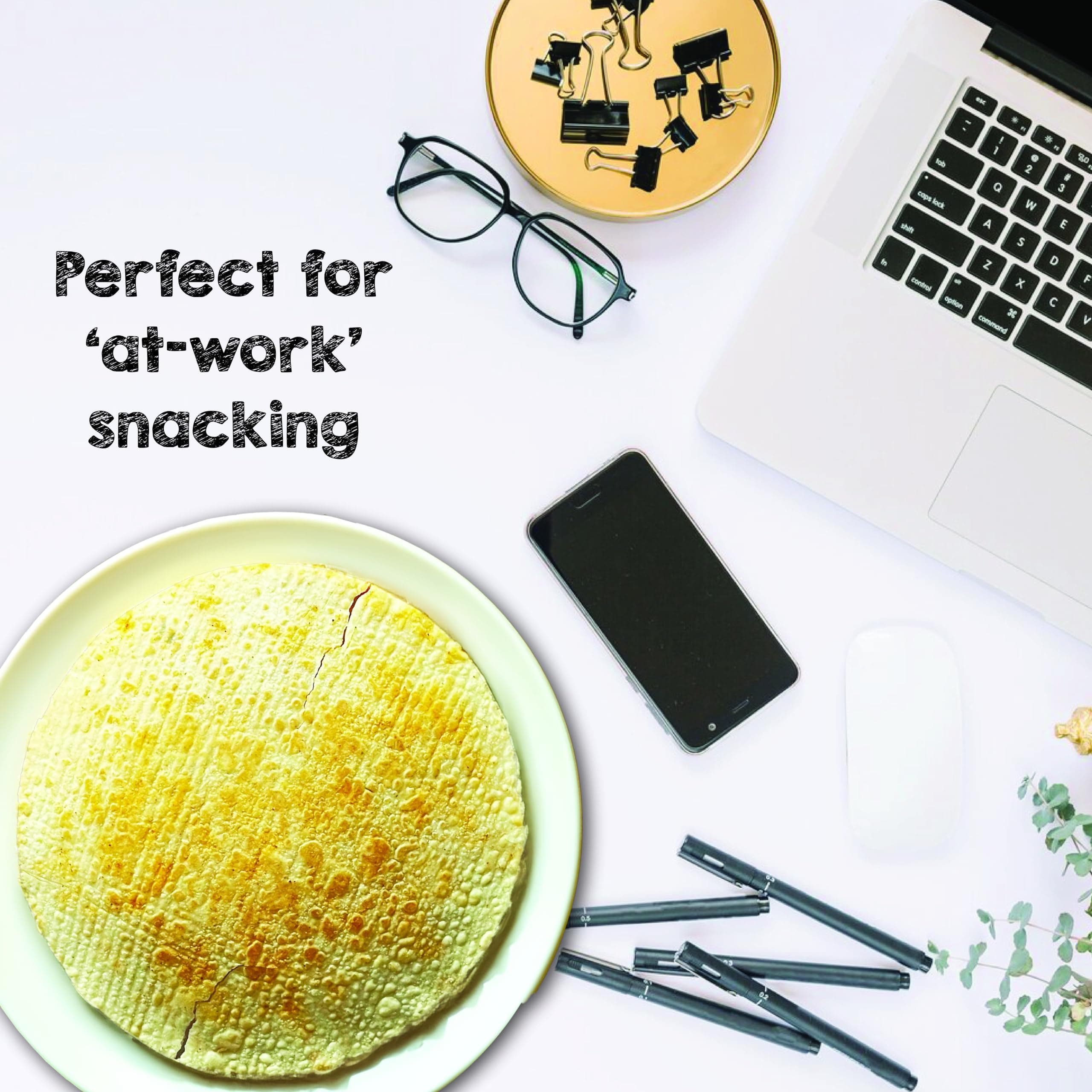 SelfCare By Suman Agarwal Mix Dal Khakhra Pack of 1 250 grams | Roasted-Healthy-Snacks-Crackers-Namkeen-Grocery | Crispy & Chatpata - Tae time - Eat with Dip | Gluten Free - Jain & Travel Friendly — image 4