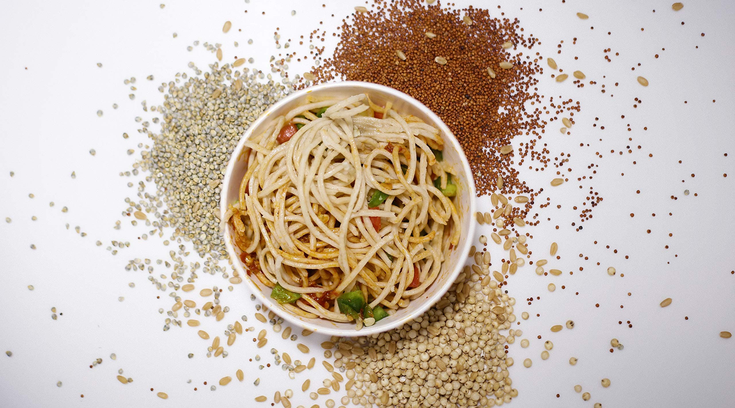 Homemakerz Multigrain Millet Noodles, Natural, Preservative, Gluten & Fat Free, Not Fried & No Oil, Zero Maida & Wheat, Healthy & Tasty Hakka Millet Noodles, 200g — image 3
