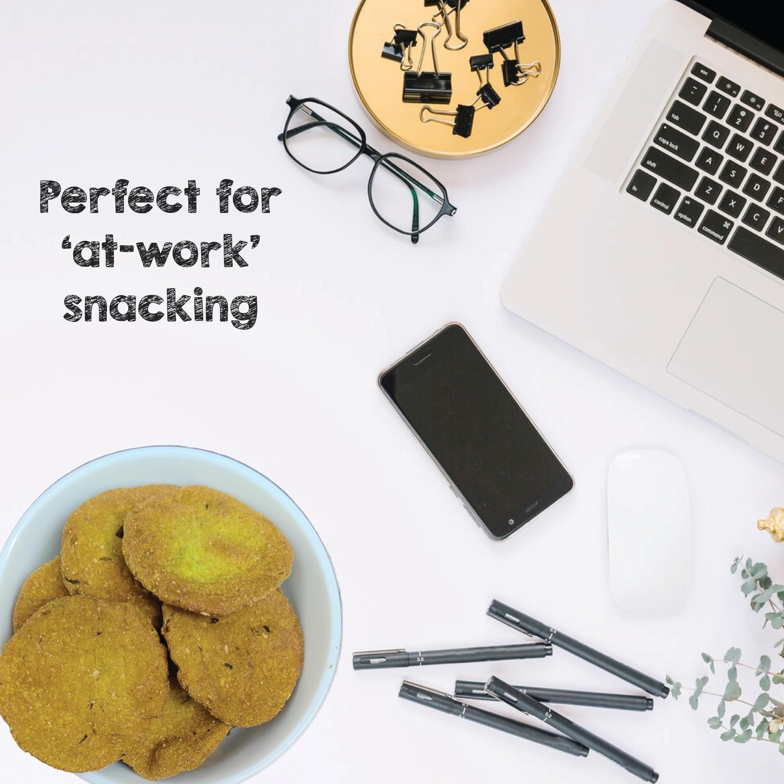 SelfCare By Suman Agarwal Millet Mathri Pack of 1 125g | Vegan - Gluten Free - Fiber Rich | Savoury - Snacks - Namkeen - Grocery | Mid Day - Workout - Tea time Snacking | Jain & Travel Friendly — image 4