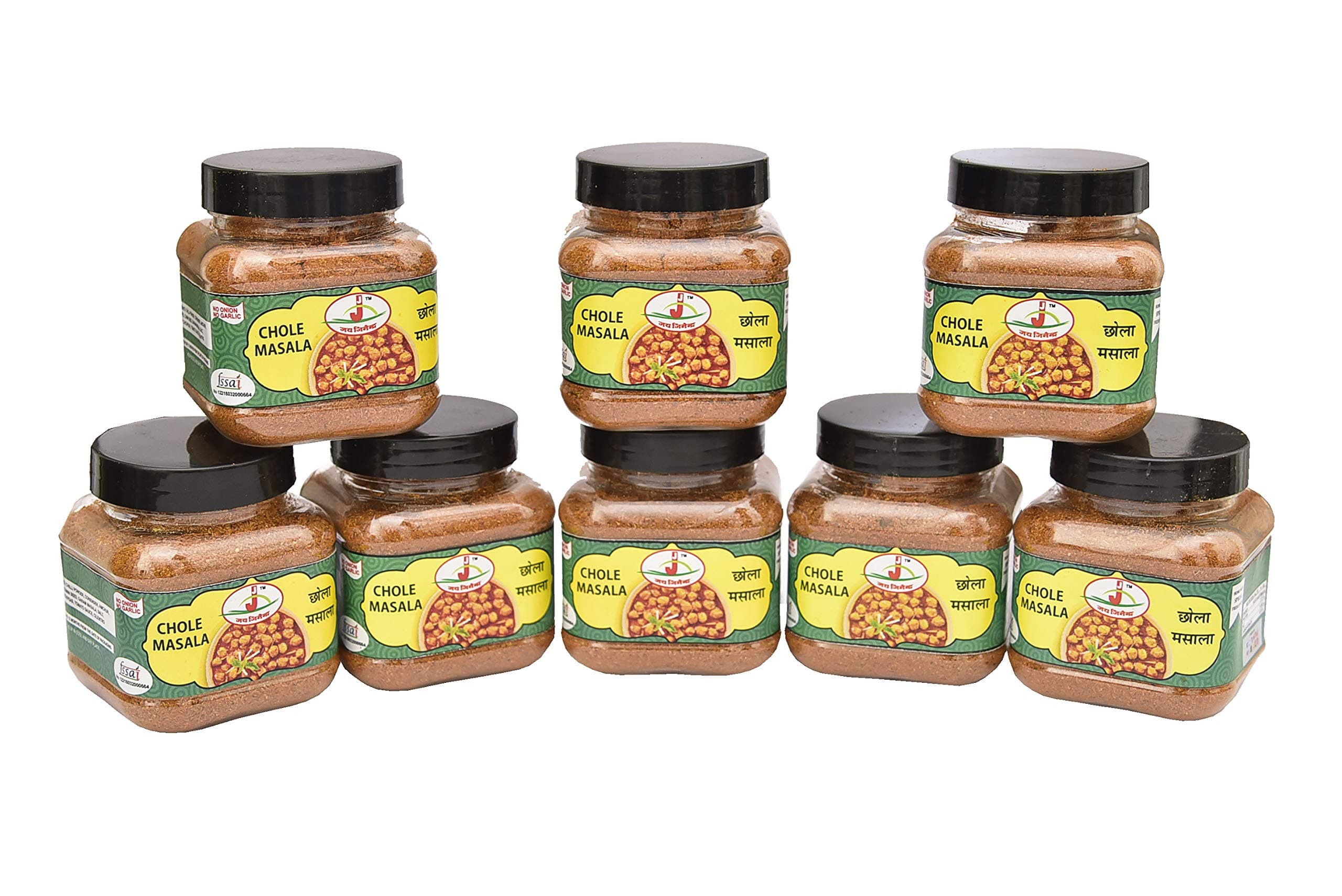 Jai Jinendra Chole Masala Chana Masala jar 100gm pack of 2 Ready To Eat | Just Heat And Eat | Pure Veg Indian Food | No Added Preservative & Colours Meal Ready In 5 Minutes Microwave-Able Serves — image 5