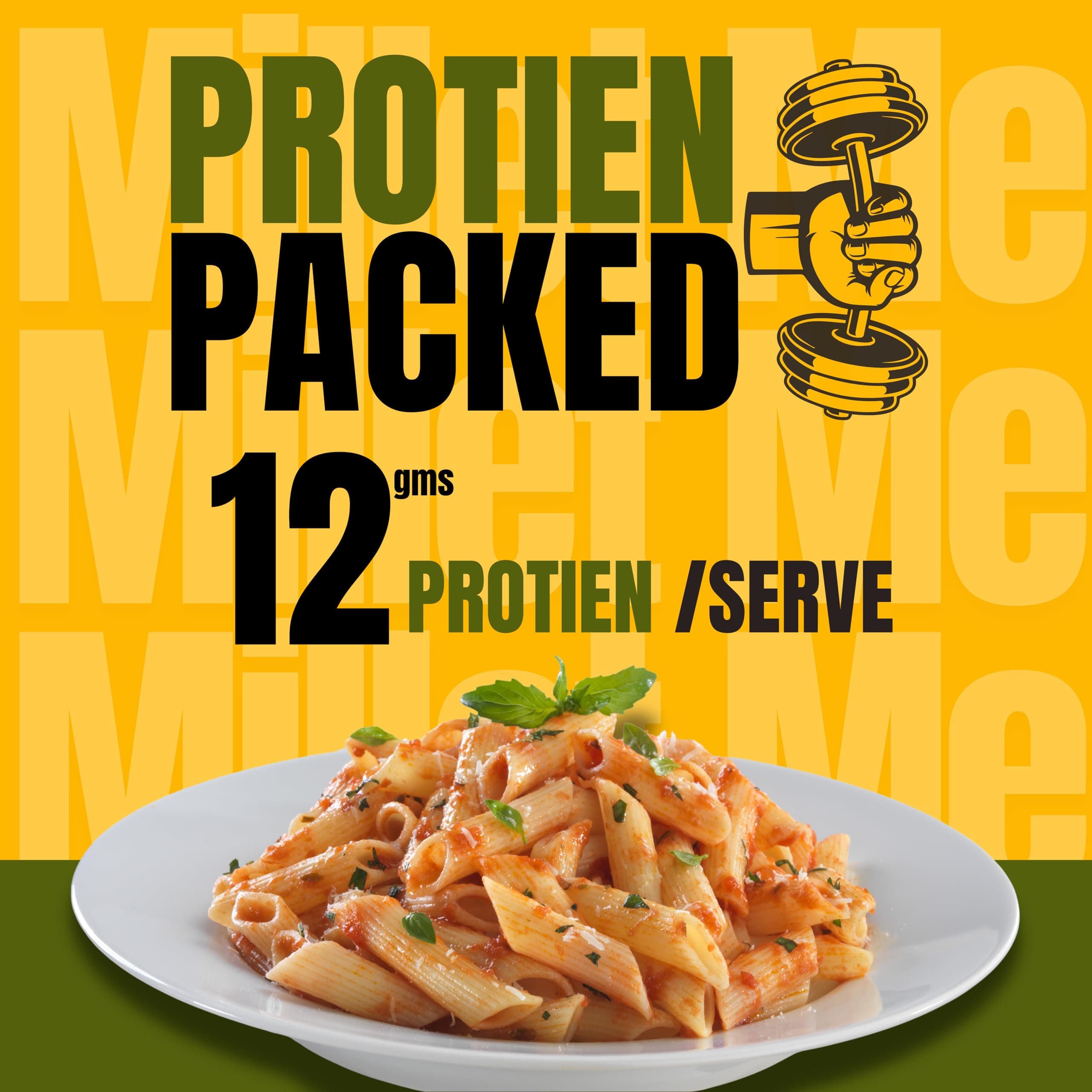 Millet Me By Kuizeens Foxtail Millet Pasta - 230g | Gluten Free | Low-carb Diets | Low-carb Diets | Easy-to-make | Rich In Nutrients | No Msg | No Preservatives | Instant Pasta | Jain | No Onion & Garlic — image 3