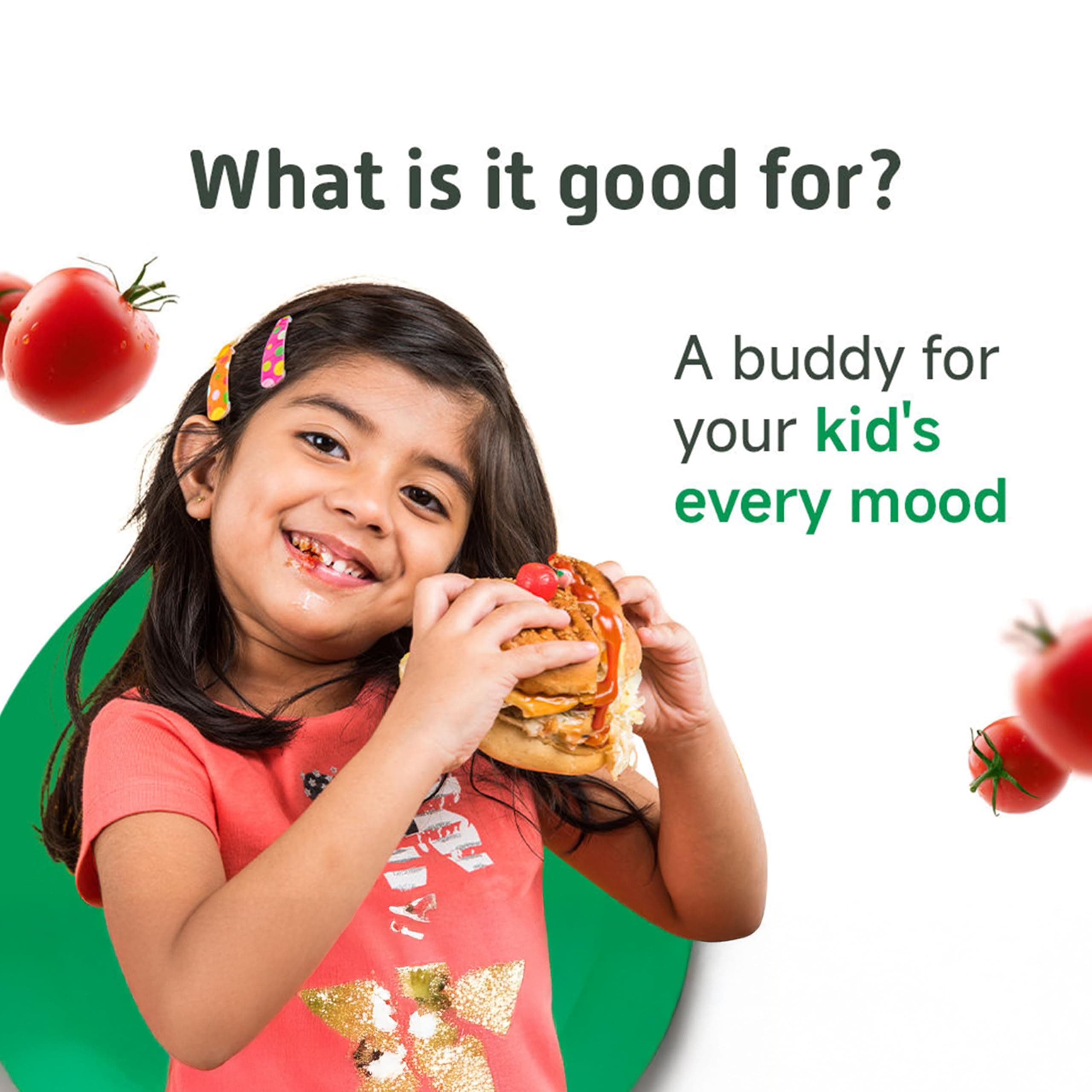 Little Joys Tomato Sauce Squeeze For Kids | No Refined Sugar, No Added Preservatives, No Chemicals | 100% Vegetarian | Tomato Ketchup With Jaggery | 320gm (Pack of 2) — image 3