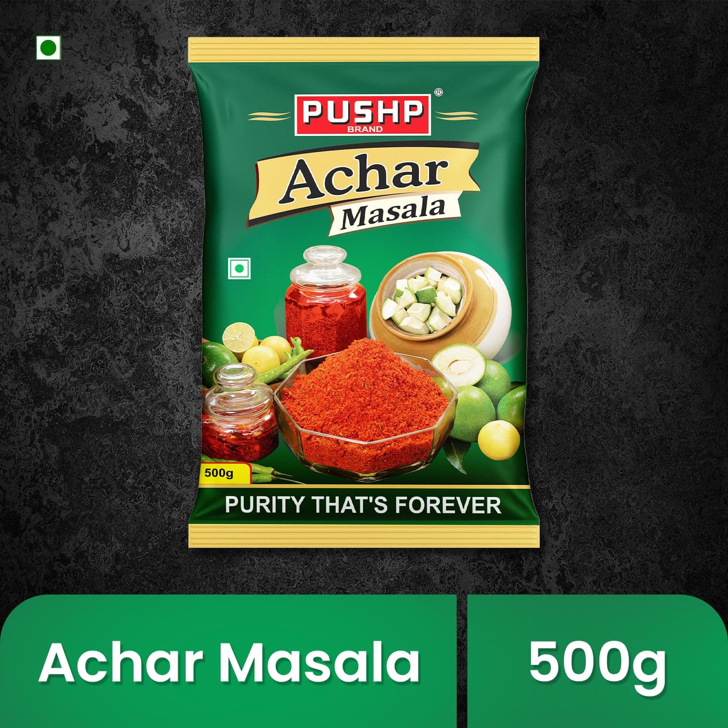 Pushp Achar Masala | 500g | Premium Blend of Traditional Spices | Ready-to-Use Pickle Mix | Authentic Homemade Pickle Masala | No Added Preservatives (Pack of 1) — image 3